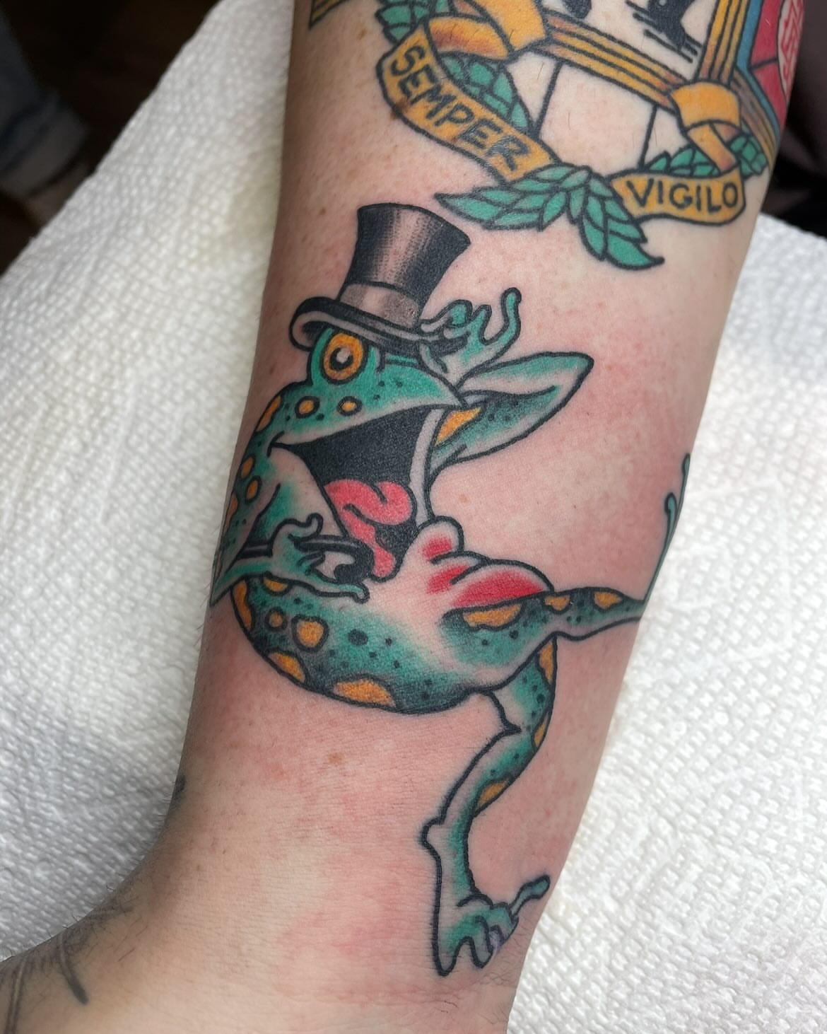 Tattoo by @markgalvan — american_traditional