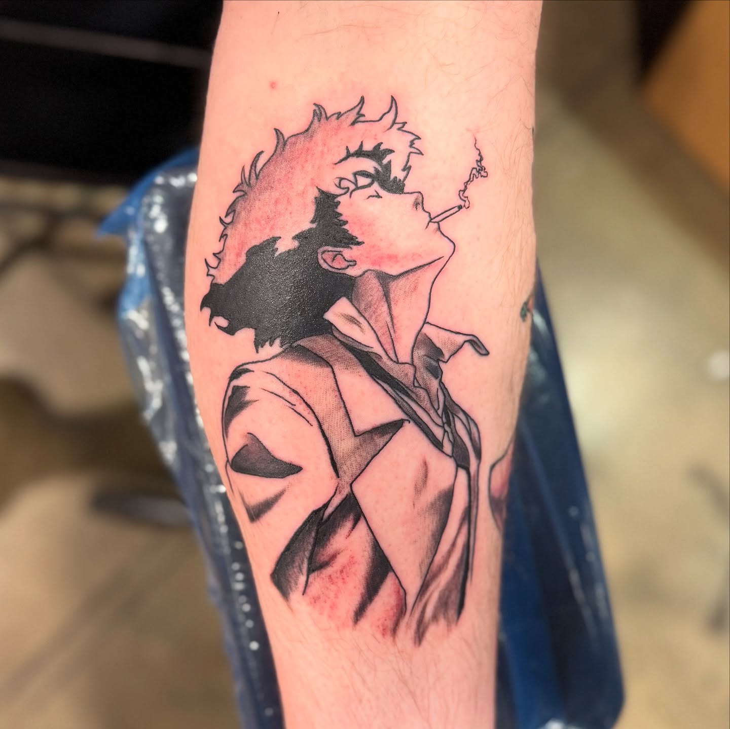 Tattoo by @injectintelligence — anime
