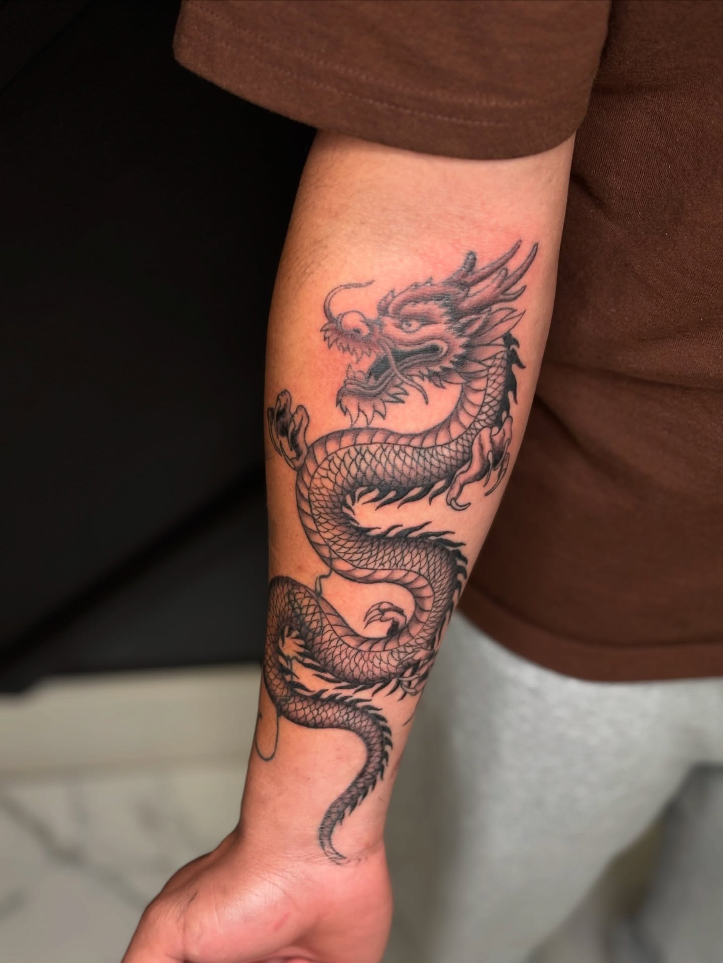 Tattoo by @colourblindtattoo — black_and_grey
