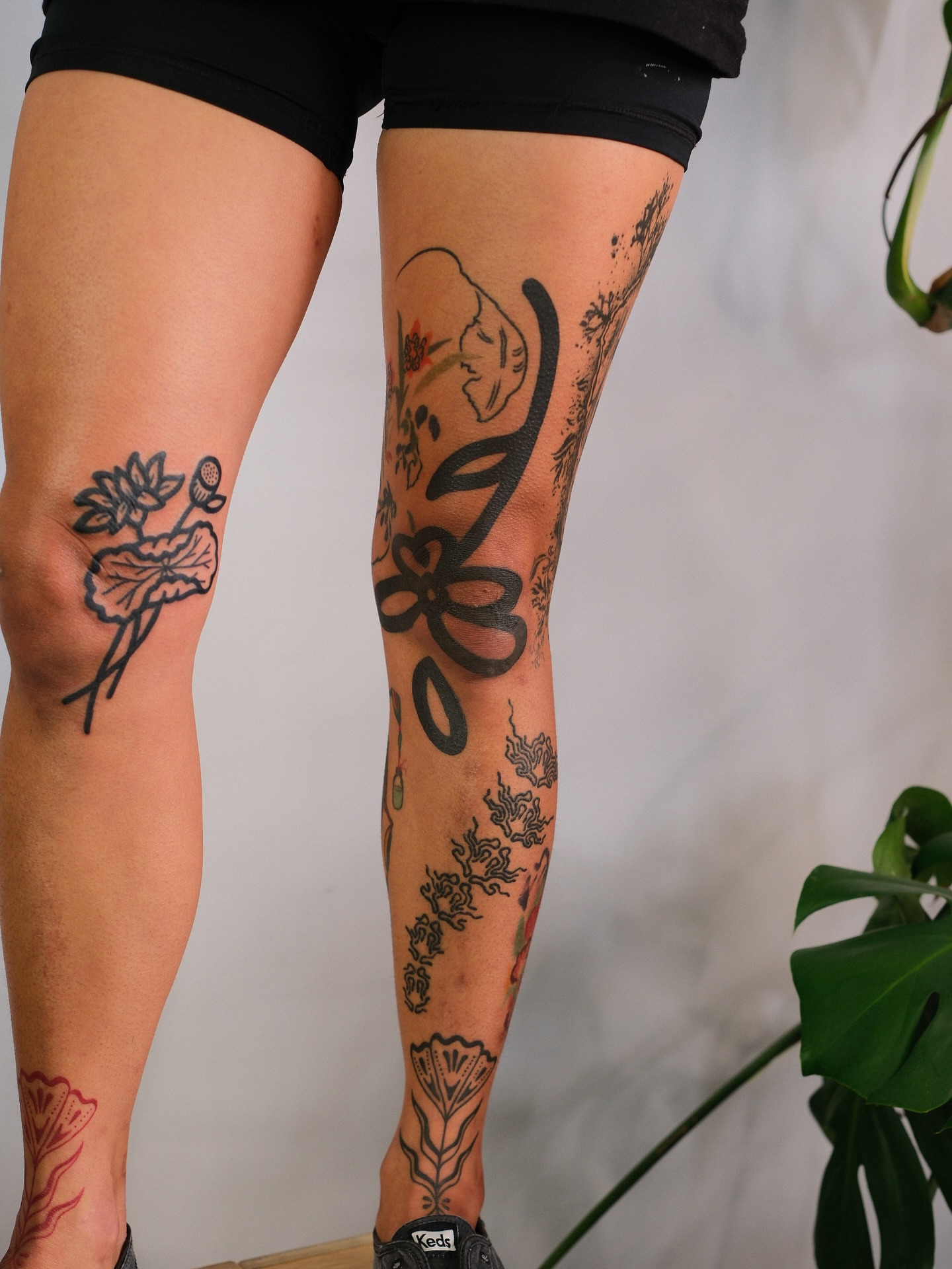 Tattoo by @wonkycube — black_and_grey