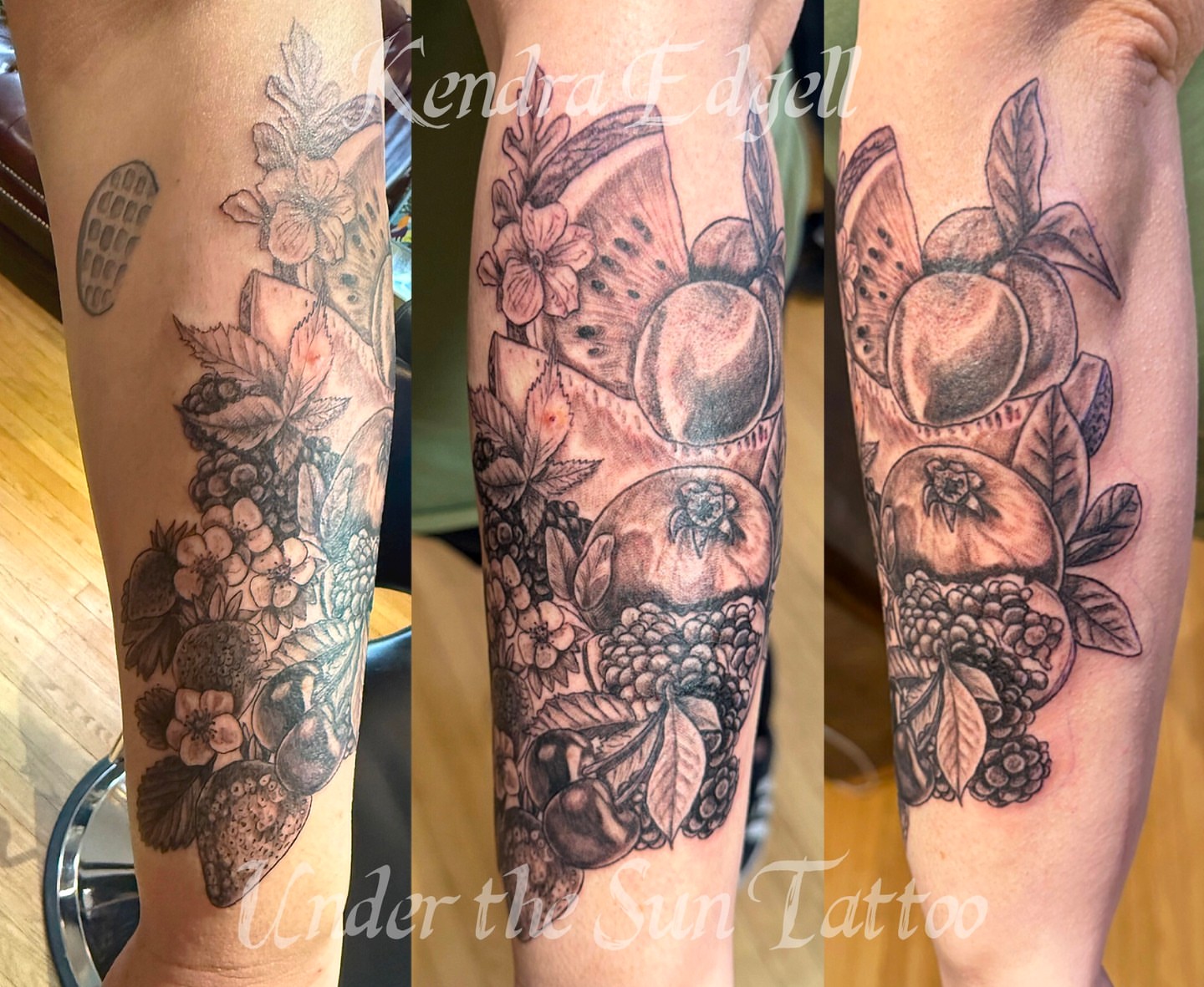 Tattoo by @kendraedgellart — black_and_grey, realism
