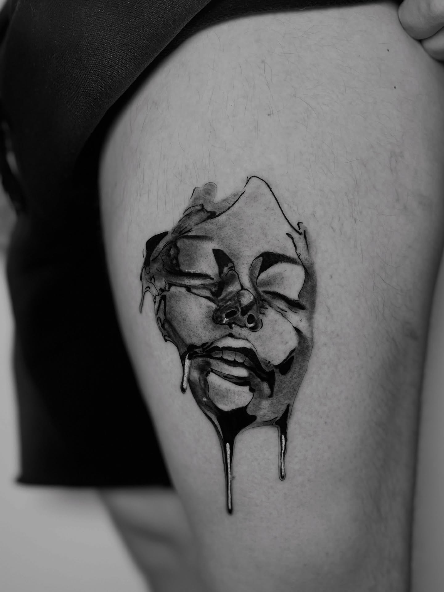 Tattoo by @mklvayne.tattoos — black_and_grey, realism