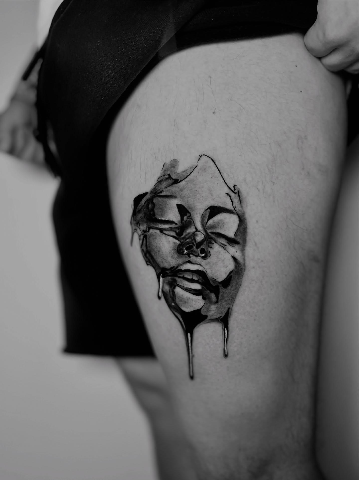 Tattoo by @mklvayne.tattoos — black_and_grey