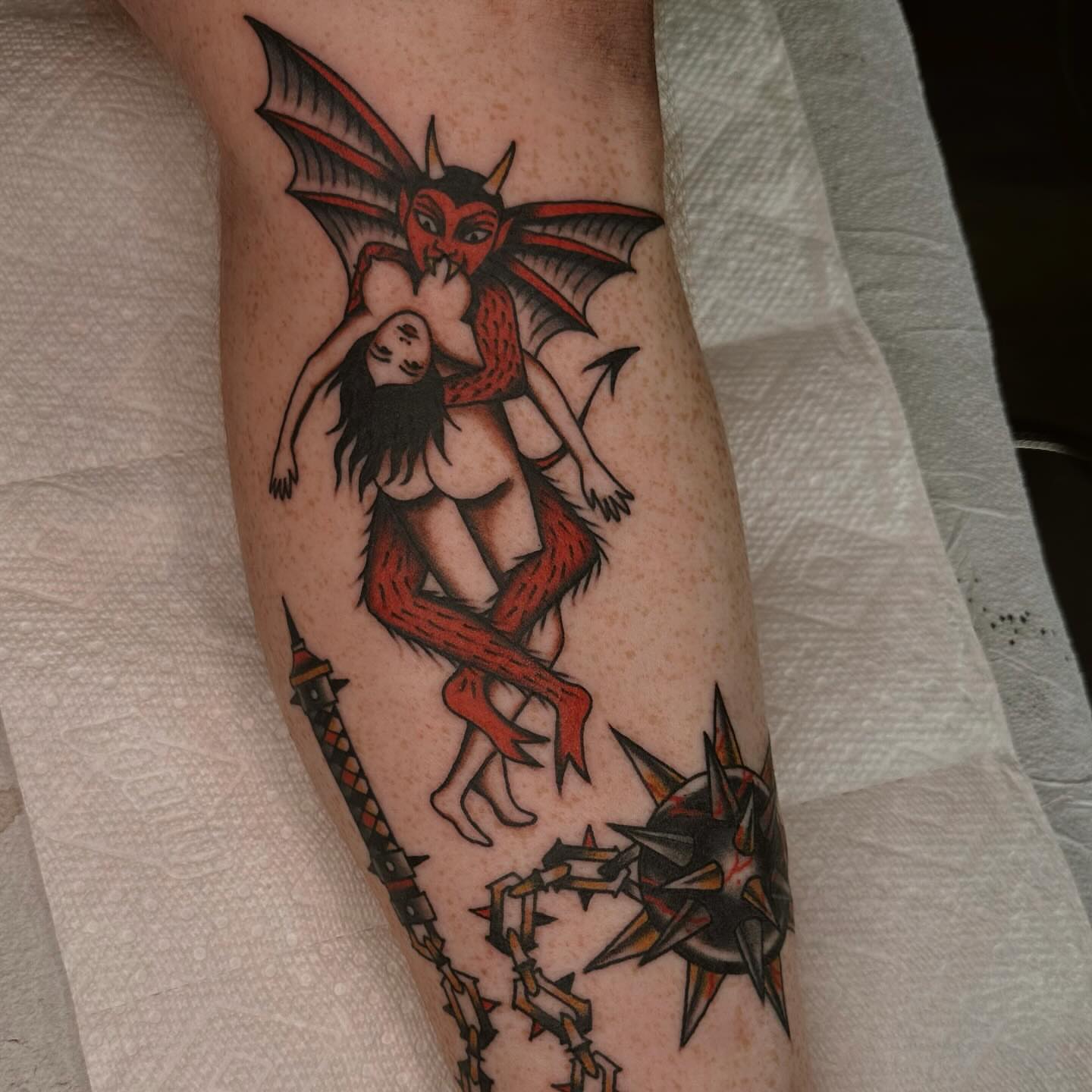 Tattoo by @heiditattoo — american_traditional
