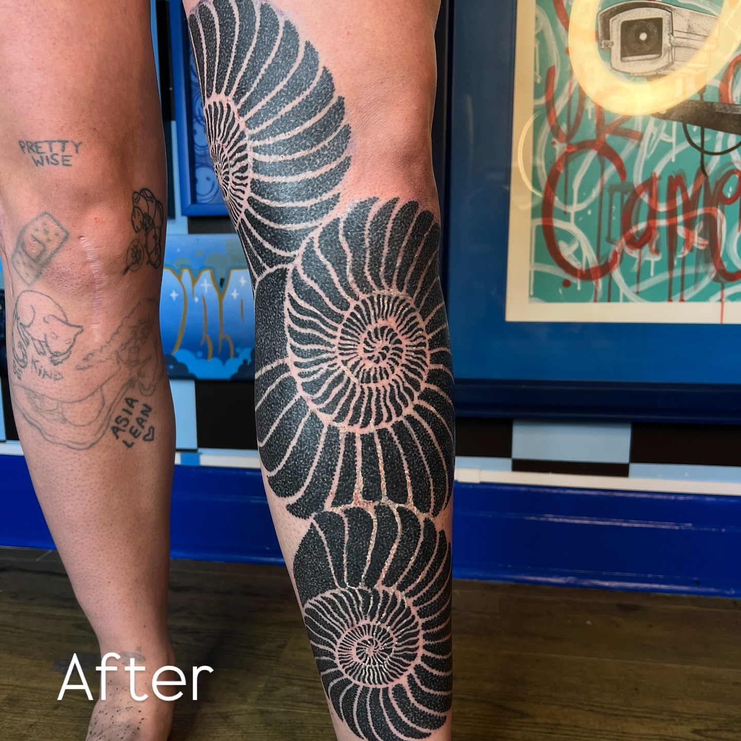 Tattoo by @bombaypainco — dotwork
