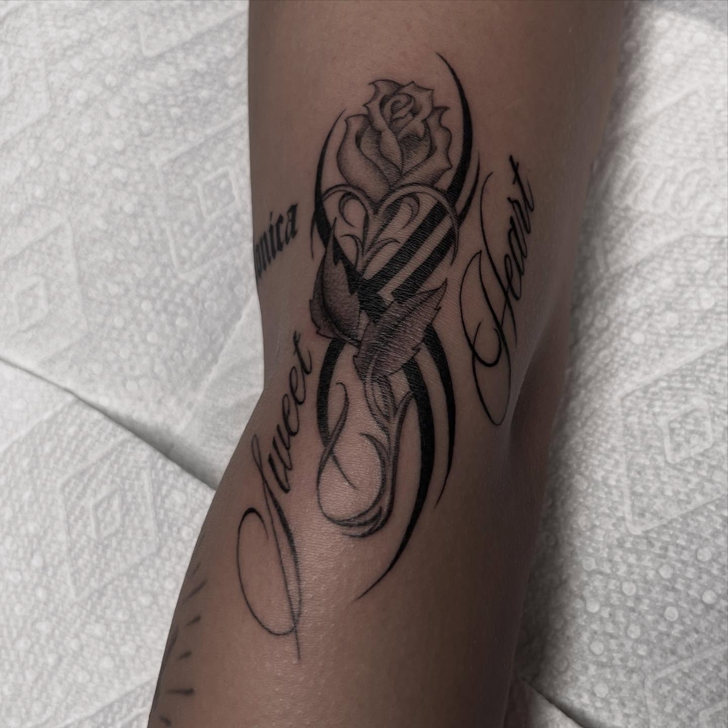 Tattoo by @dagger.eyes — black_and_grey, tribal