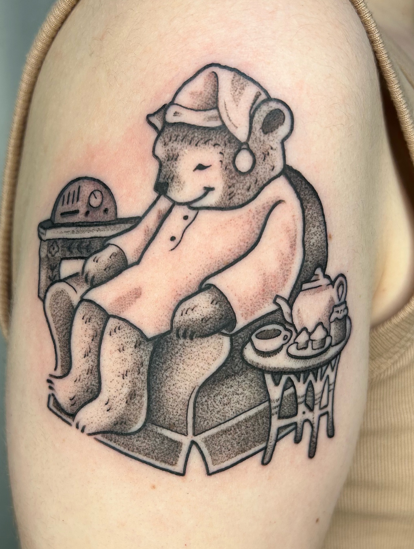 Tattoo by @cicadanymph — dotwork