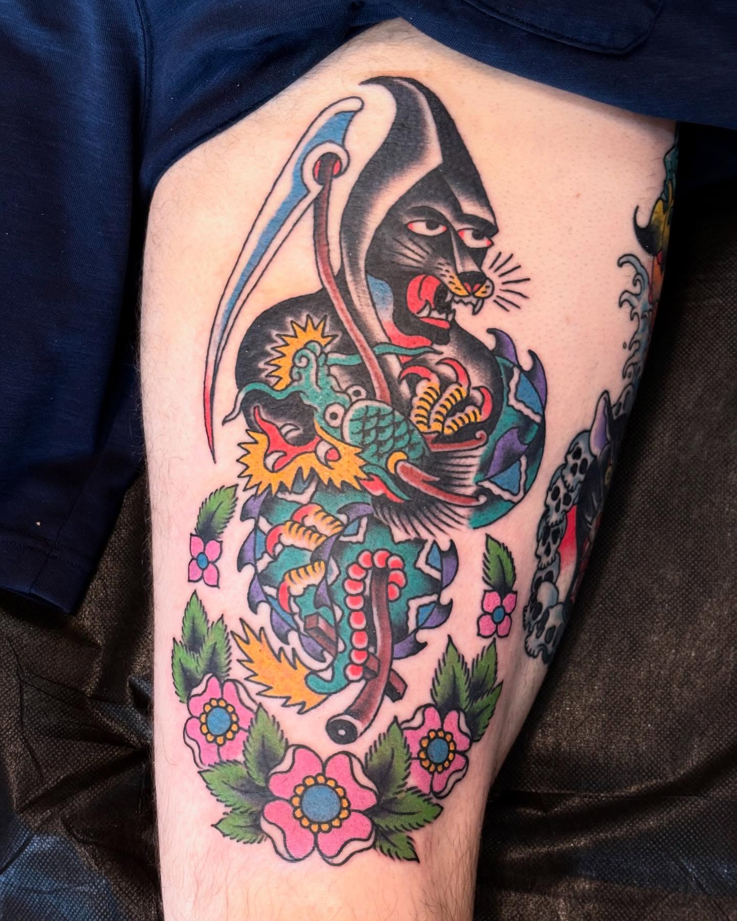 Tattoo by @nickrodintattoo — american_traditional