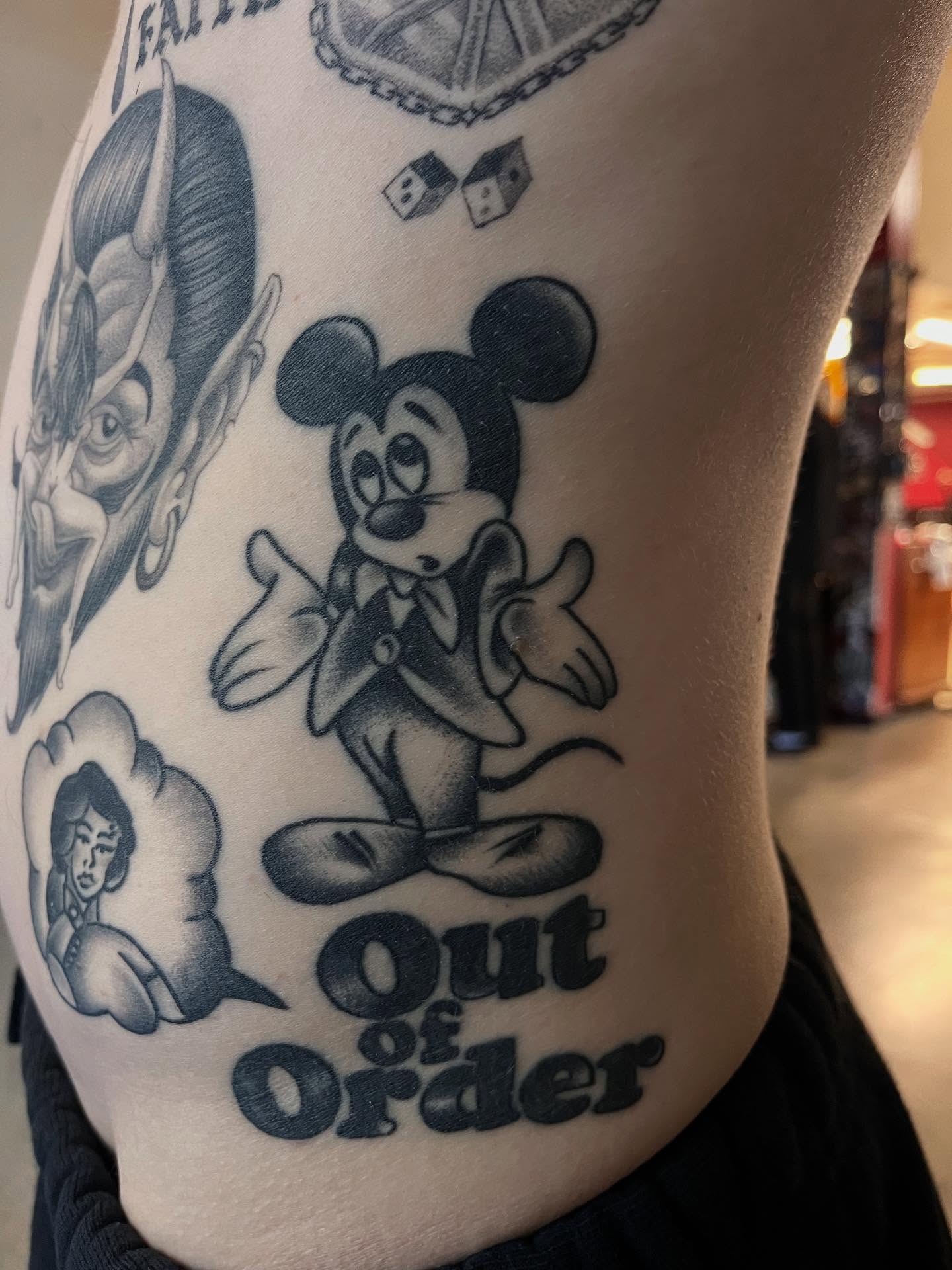 Tattoo by @austinhowardtemple โ black_and_grey