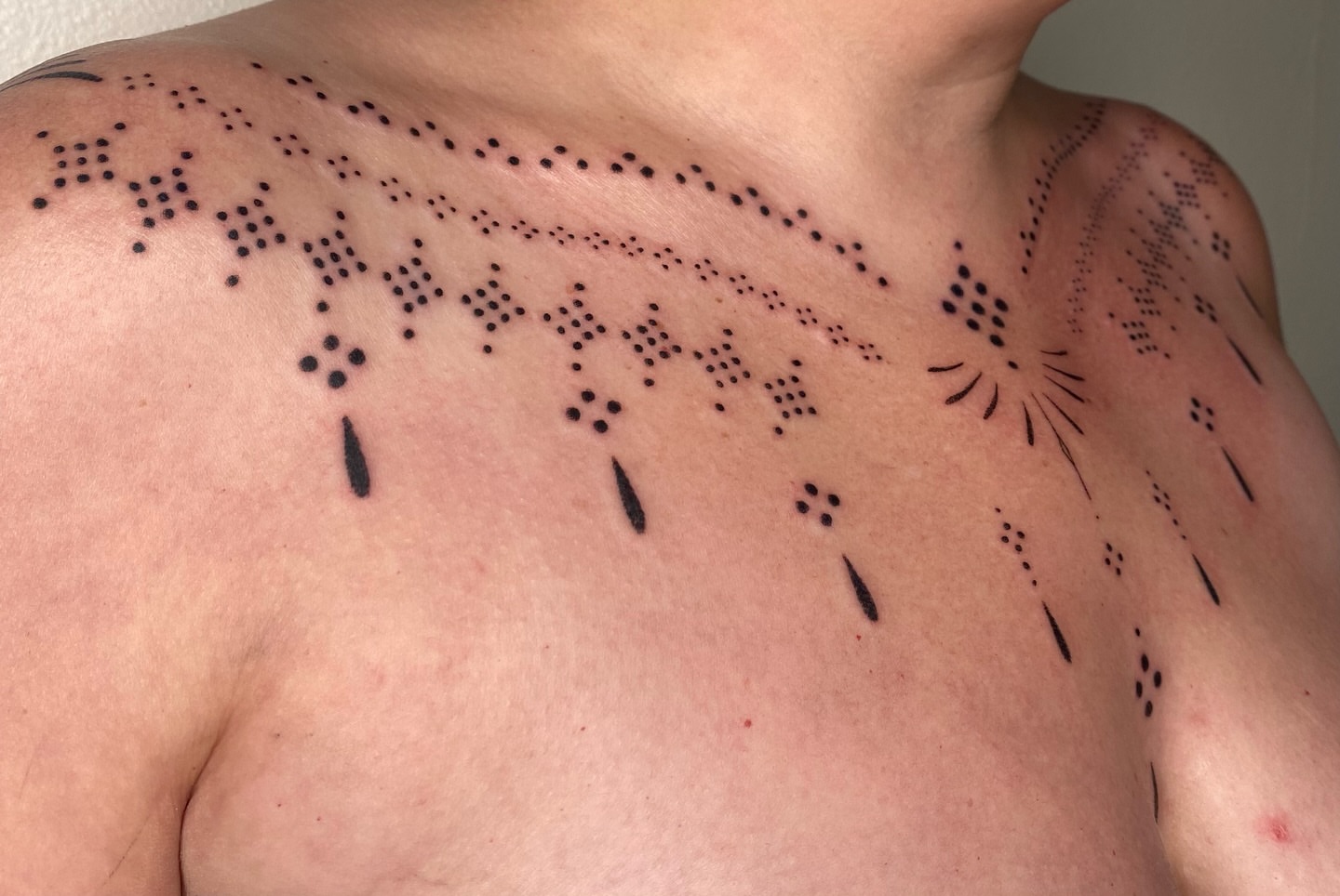 Tattoo by @brujatattooer β dotwork