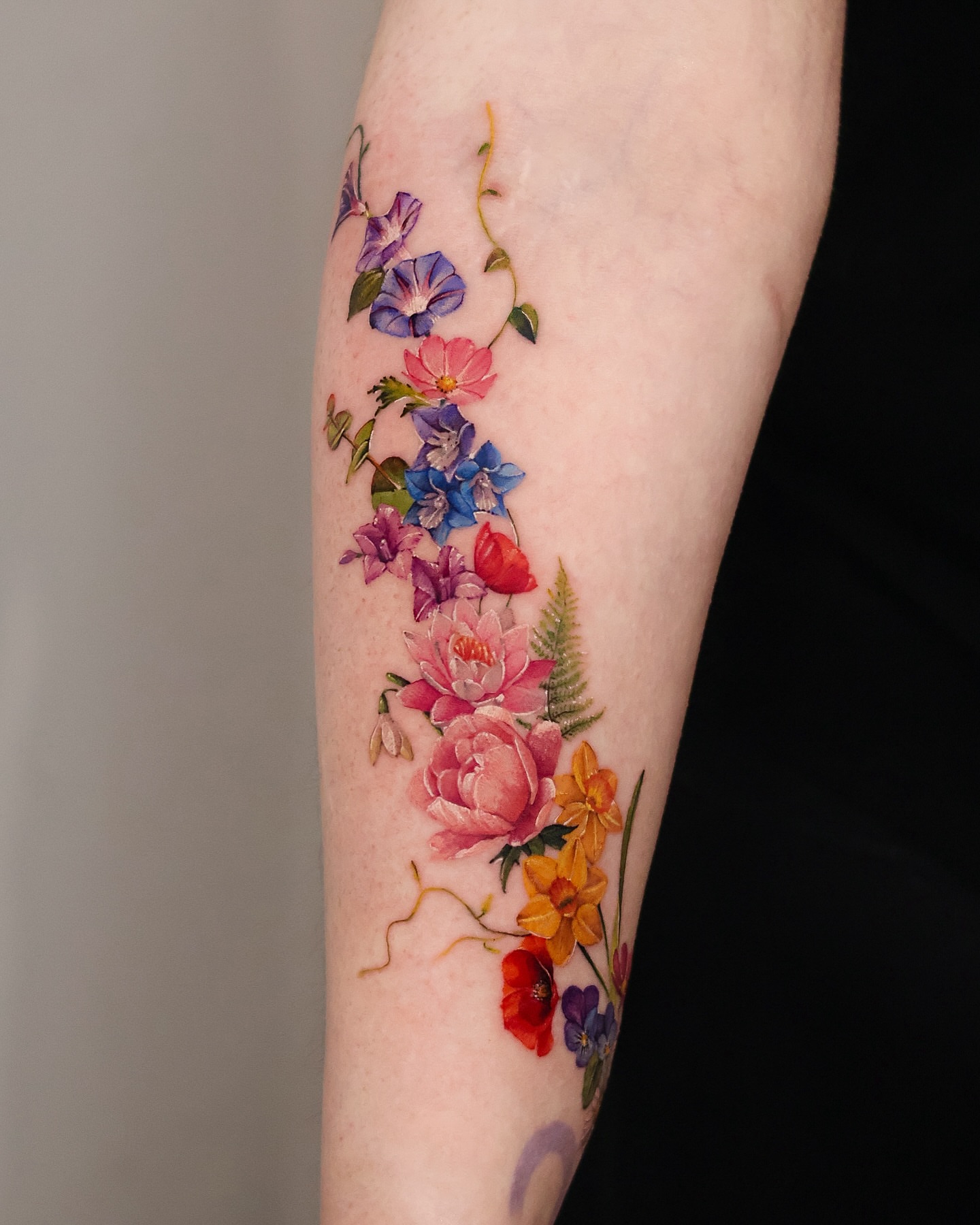 Tattoo by @tattooist_yum โ watercolor