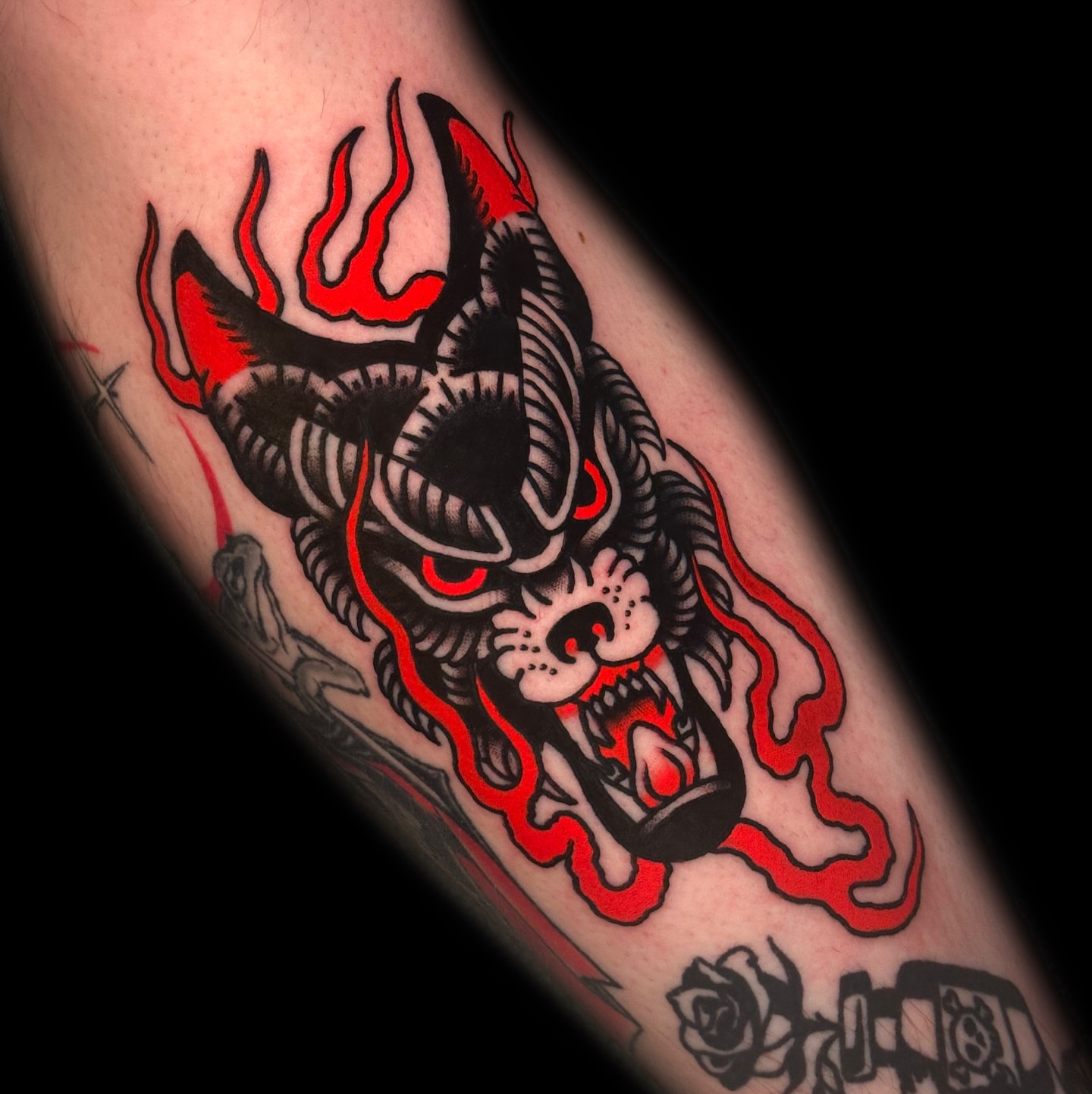 Tattoo by @dannyreistattoo — american_traditional, dark_realism