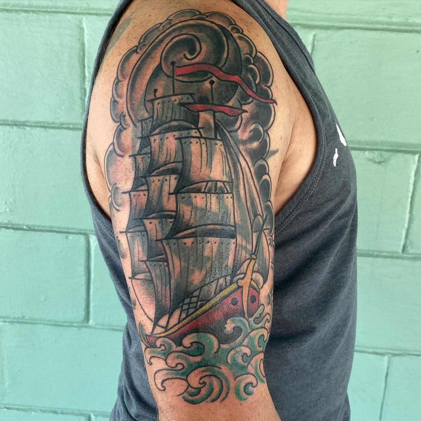 Tattoo by @zacharyiangarden — american_traditional
