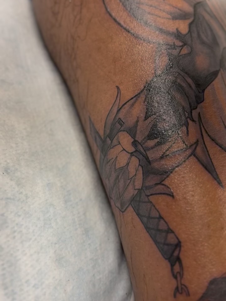 Tattoo by @ivan.tattoos95 — black_and_grey