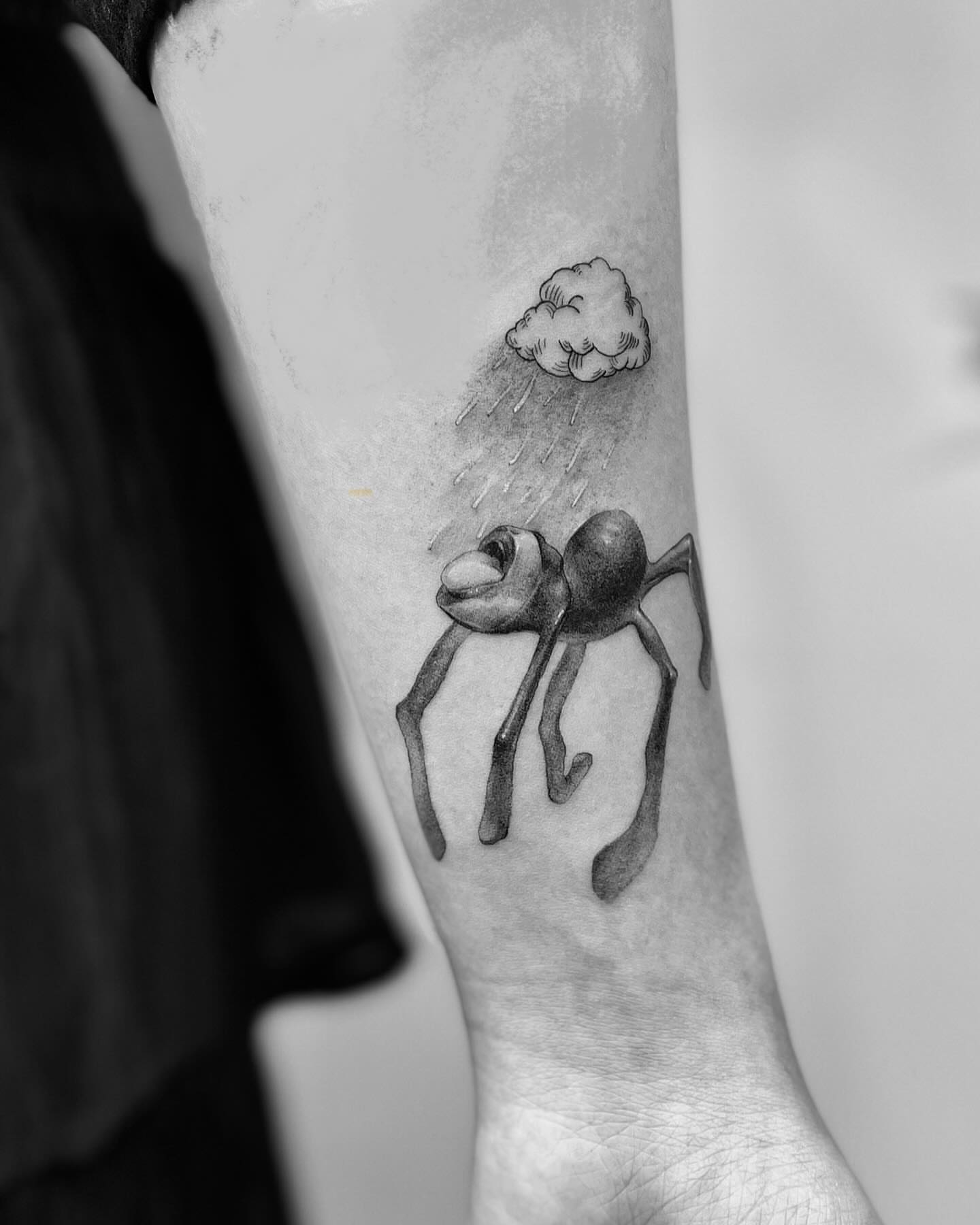 Tattoo by @arthoitam — black_and_grey