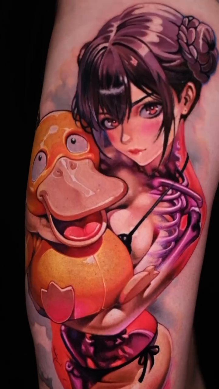 Tattoo by @delai_dzen — anime