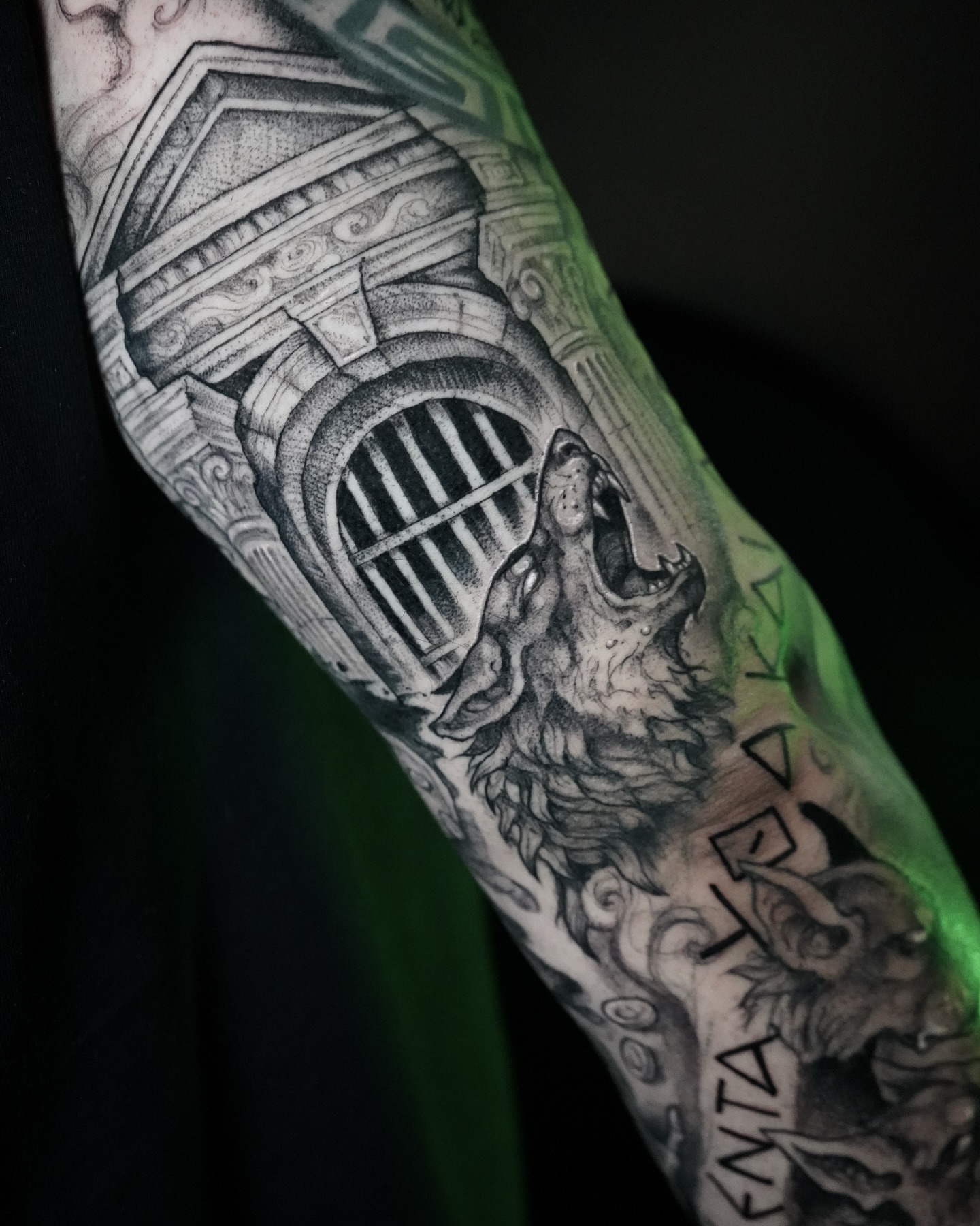 Tattoo by @evi_berry_falcon โ black_and_grey, realism