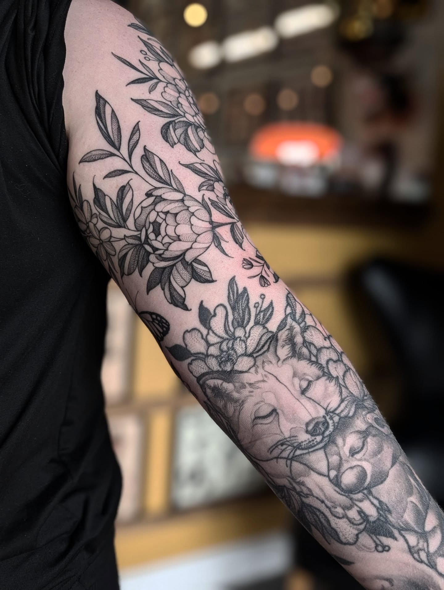 Tattoo by @kattiebaby — american_traditional, black_and_grey