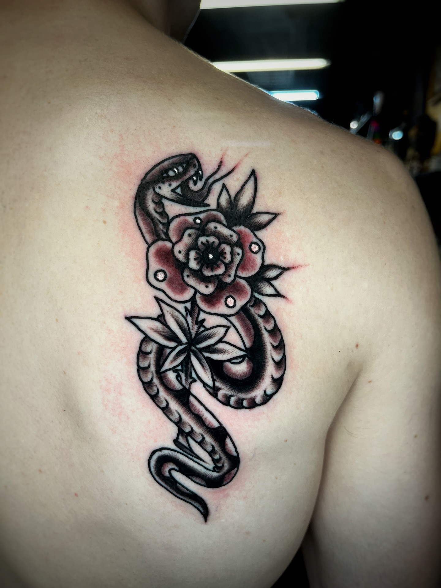 Tattoo by @gilly_gonzo — american_traditional, black_and_grey