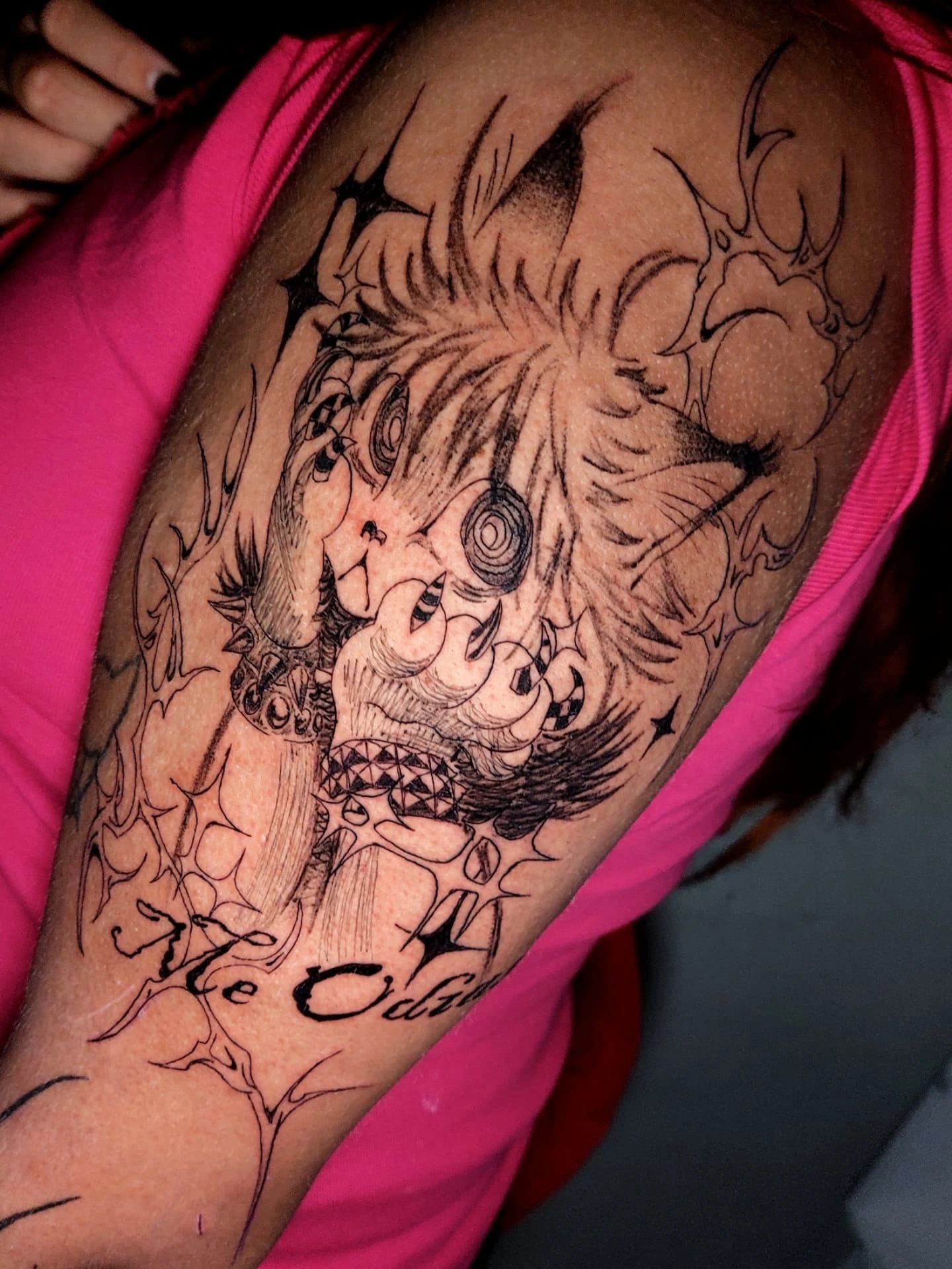 Tattoo by @dazorath — black_and_grey
