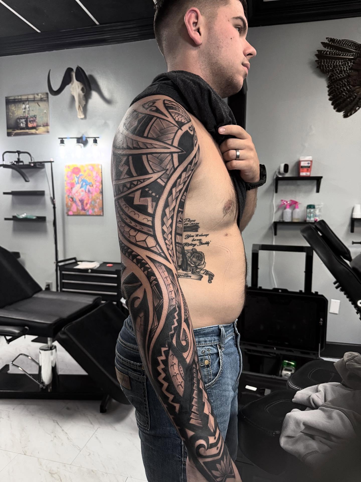Tattoo by @noochtattoos — tribal