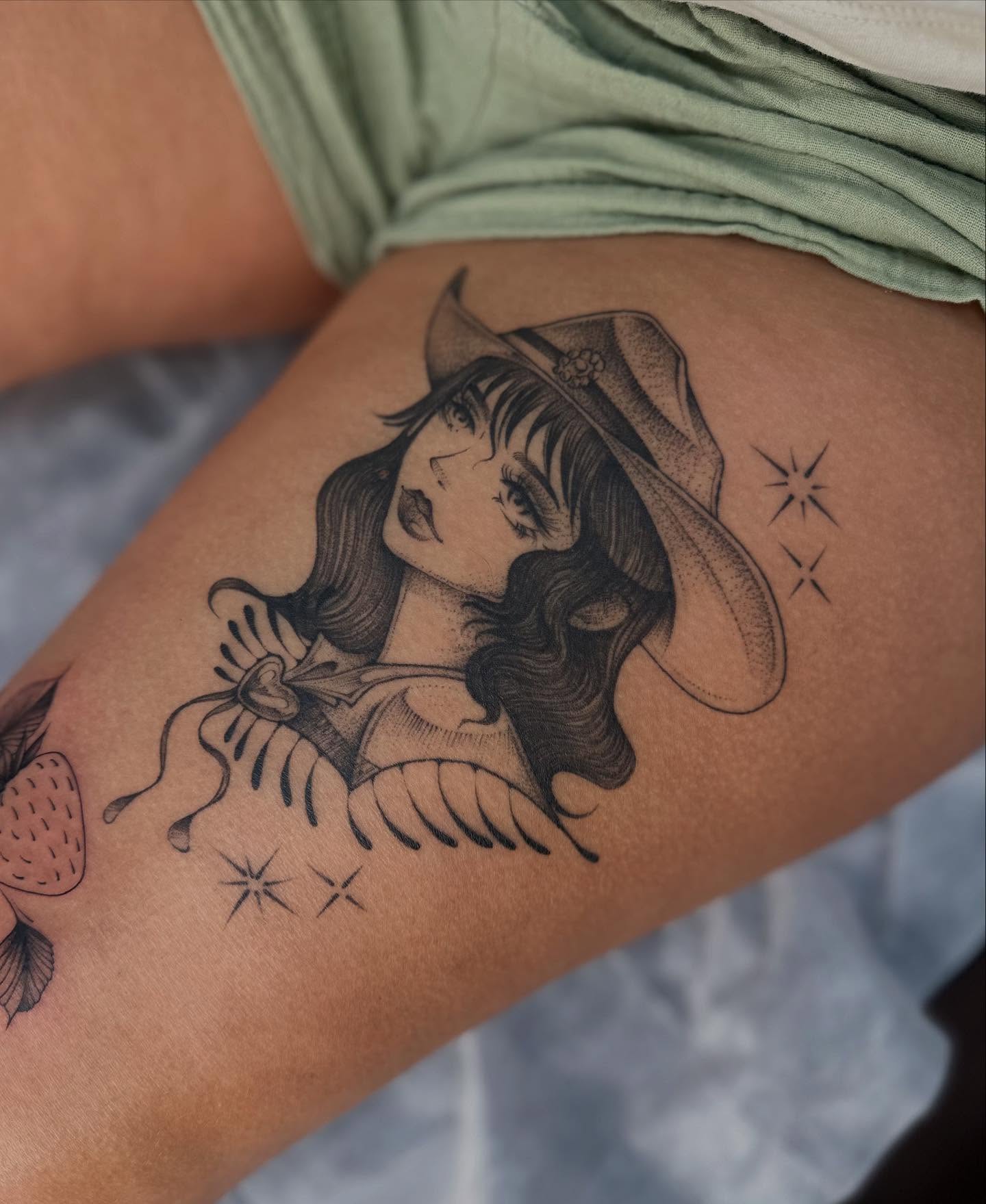 Tattoo by @maggieangulotattoo — black_and_grey