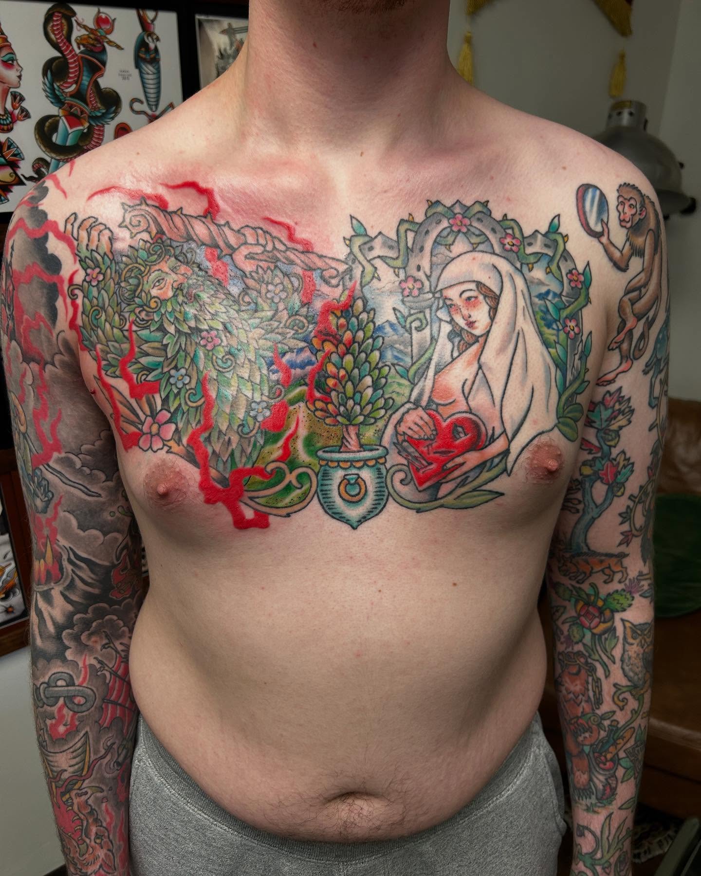 Tattoo by @danemitchelltattoo — american_traditional, illustrative