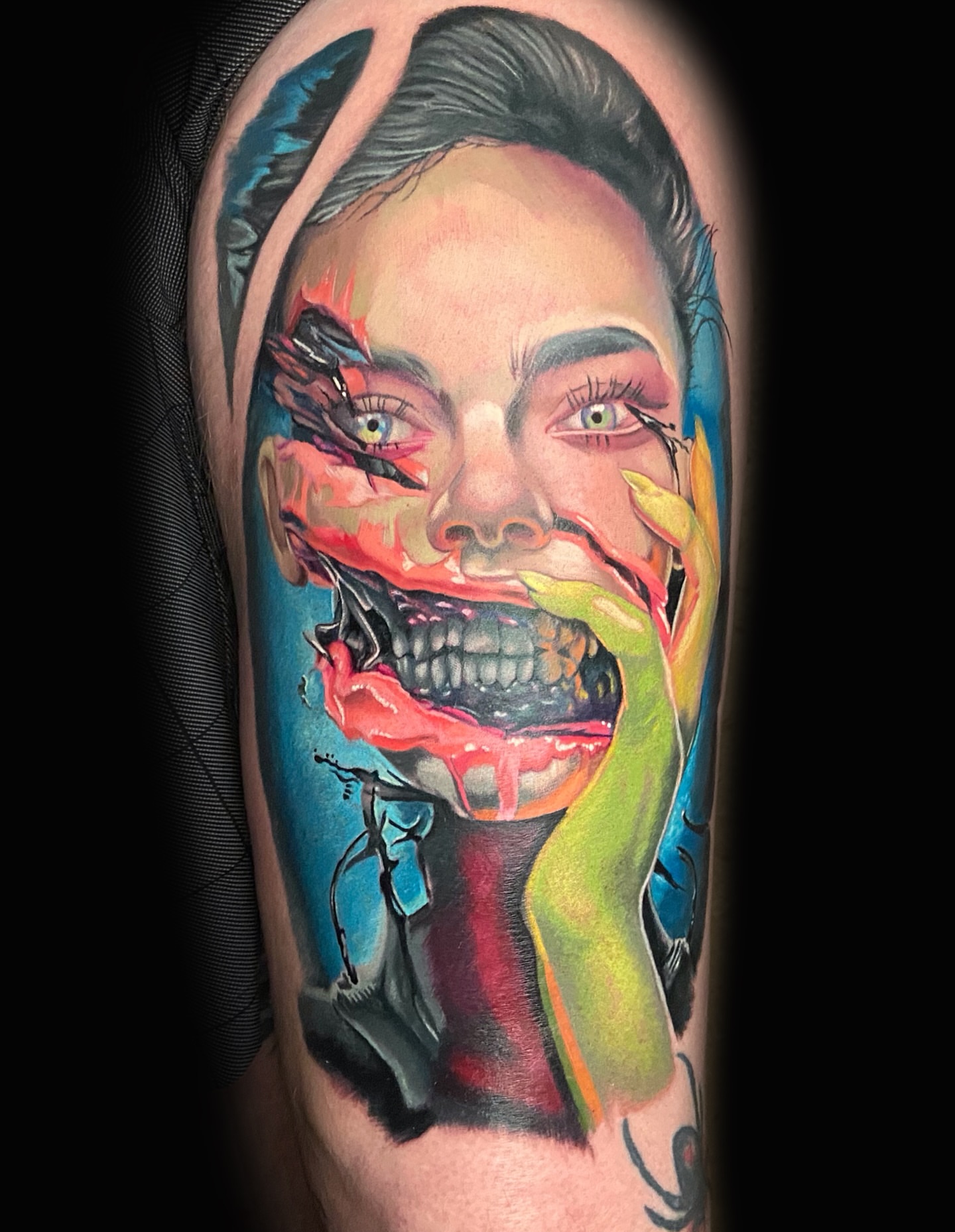 Tattoo by @skalleywagtattooer — realism, surrealism