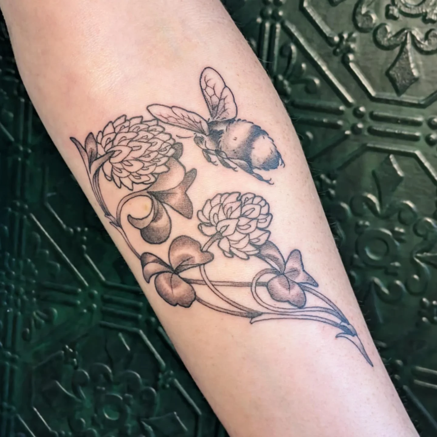 Tattoo by @neonmoonink — black_and_grey