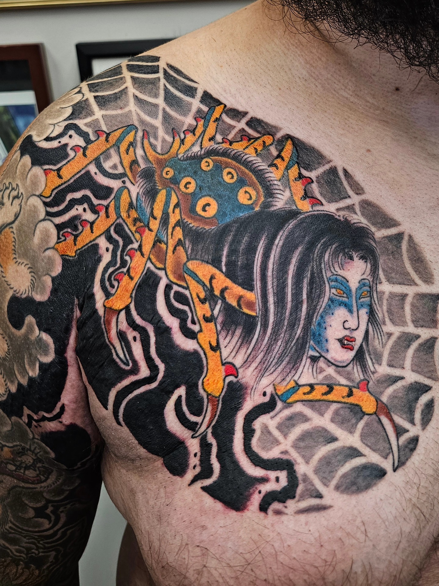 Tattoo by @avelourdtattoos — american_traditional, dotwork