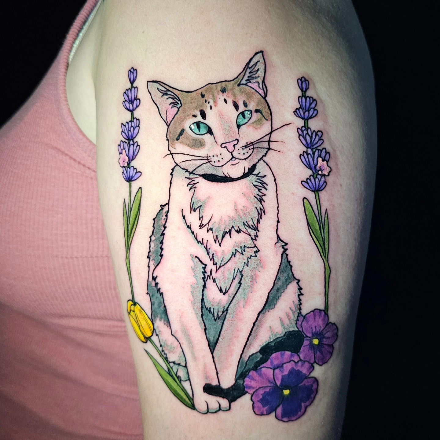 Tattoo by @ashweetattoo — watercolor, realism