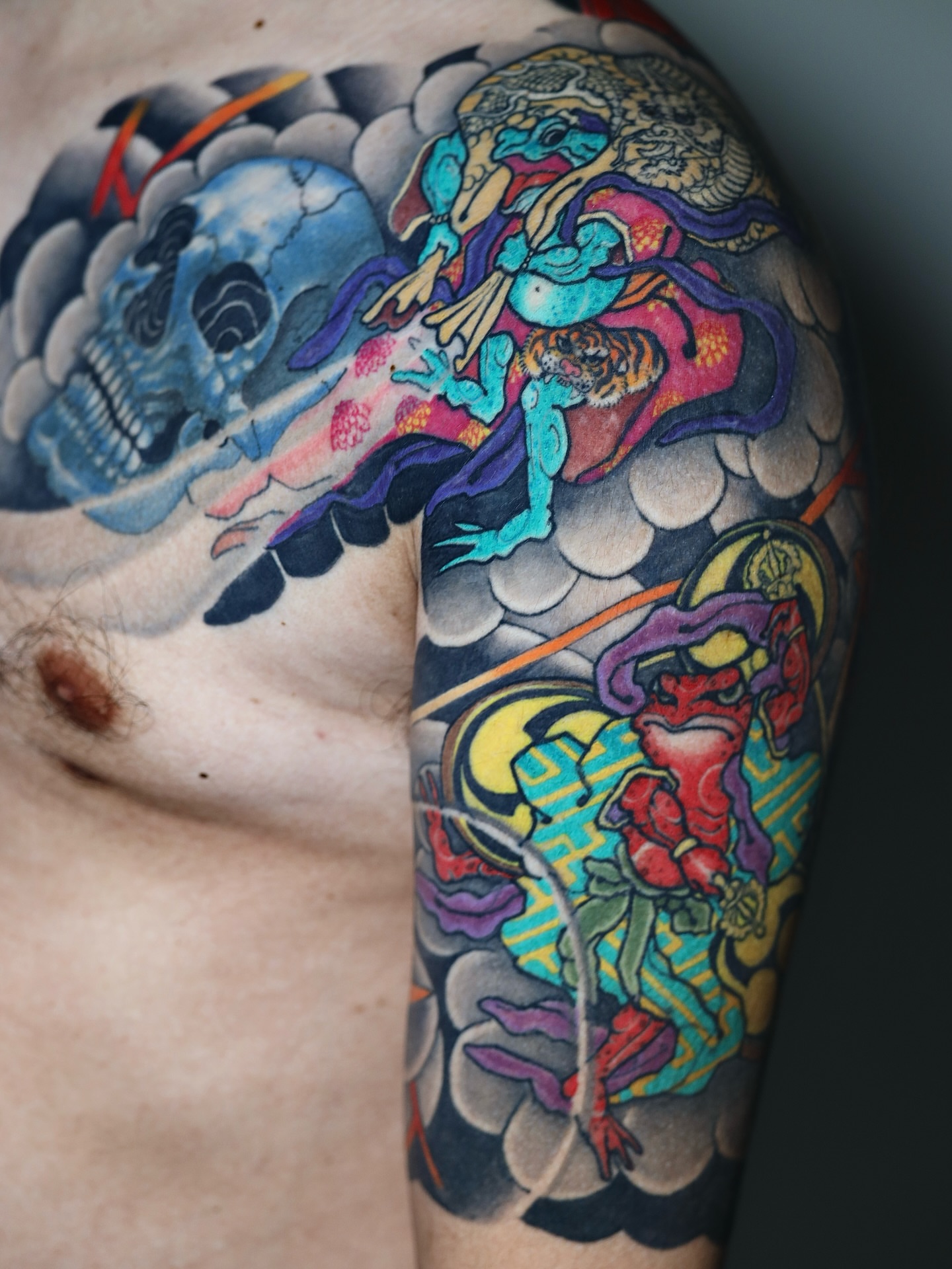 Japanese irezumi japanese irezumi tattoo on the shoulder by Alezumie