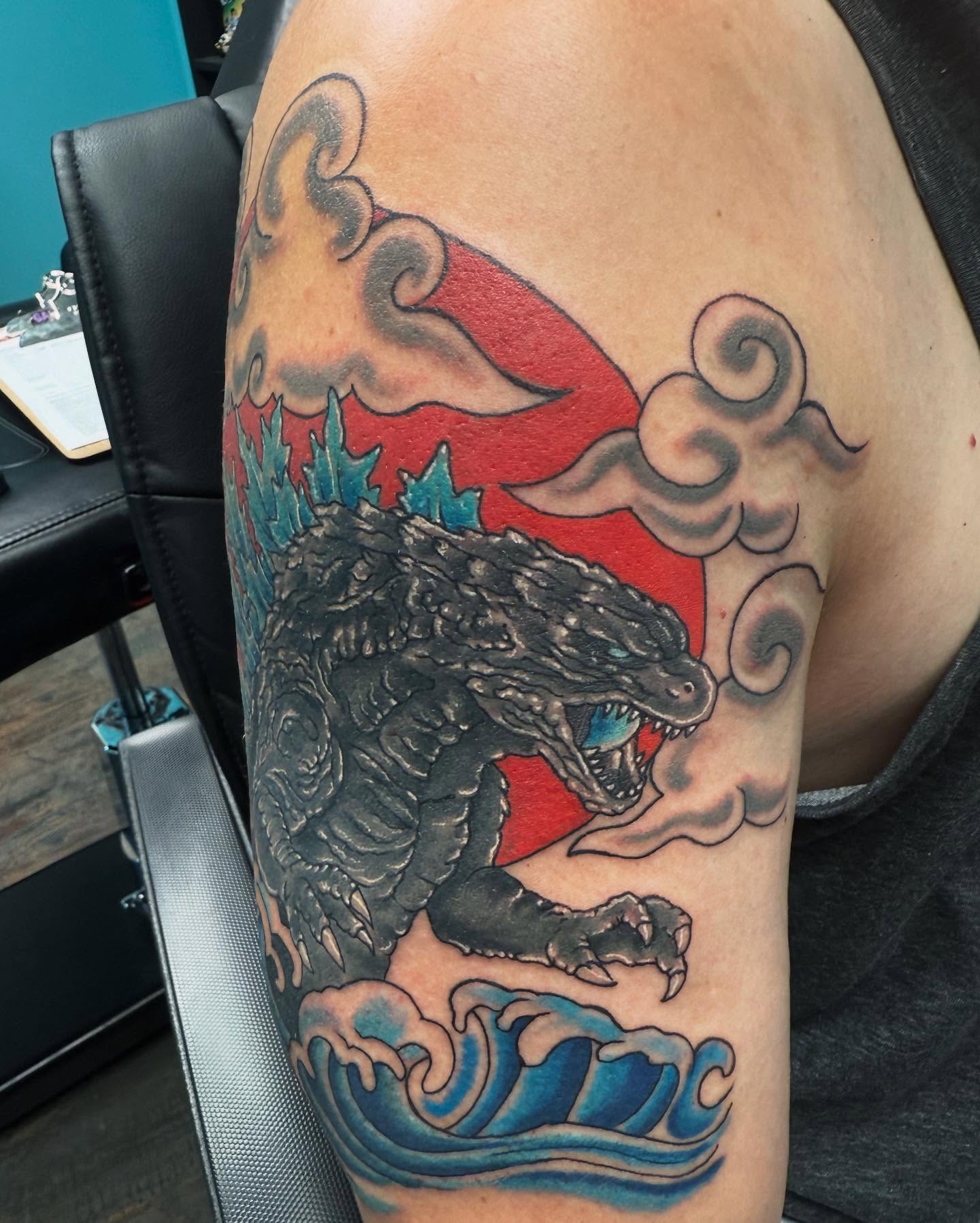 Tattoo by @jared.shugart.tattoos — japanese_irezumi, realism