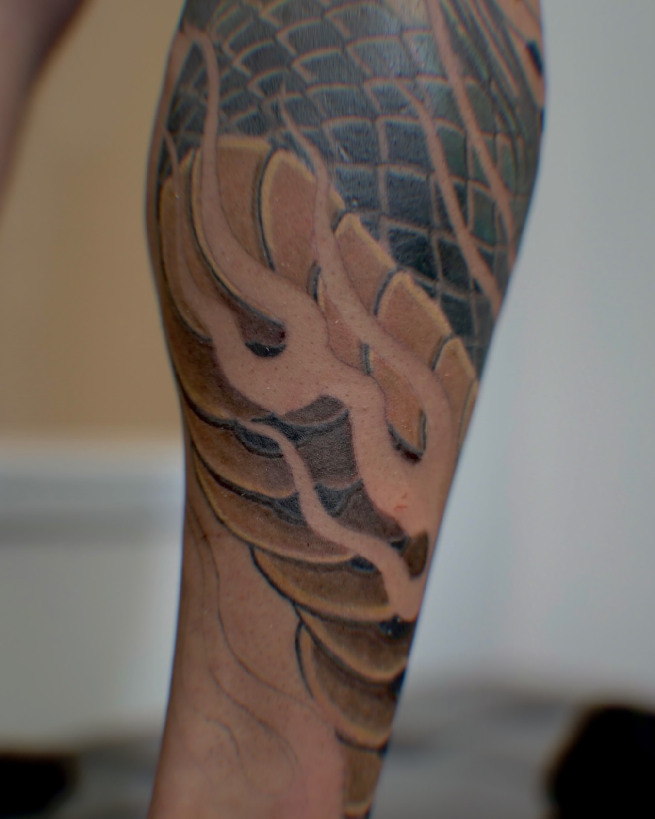 Tattoo by @david_ensoink — geometric