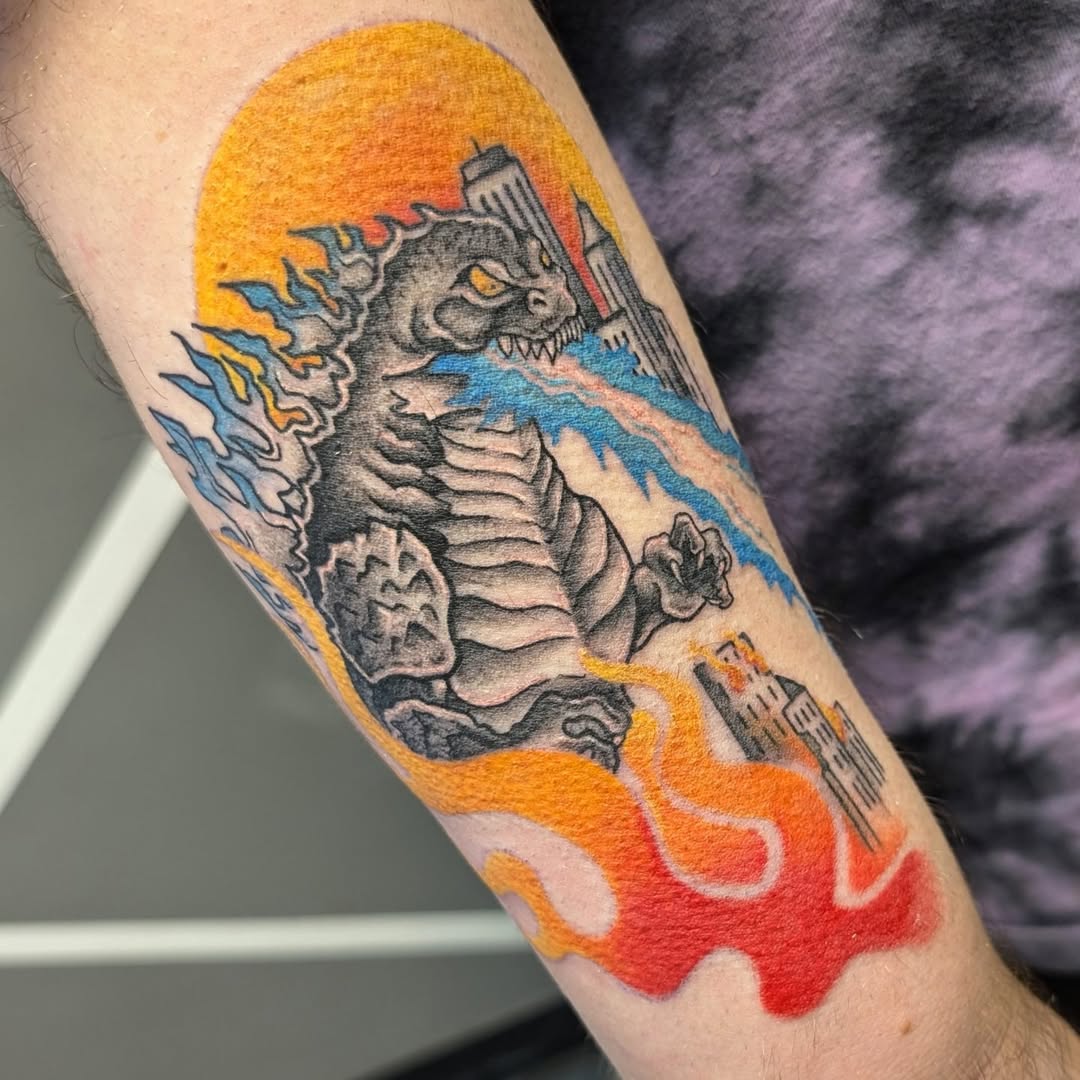 Tattoo by @ladystarktattoos — new_school, black_and_grey