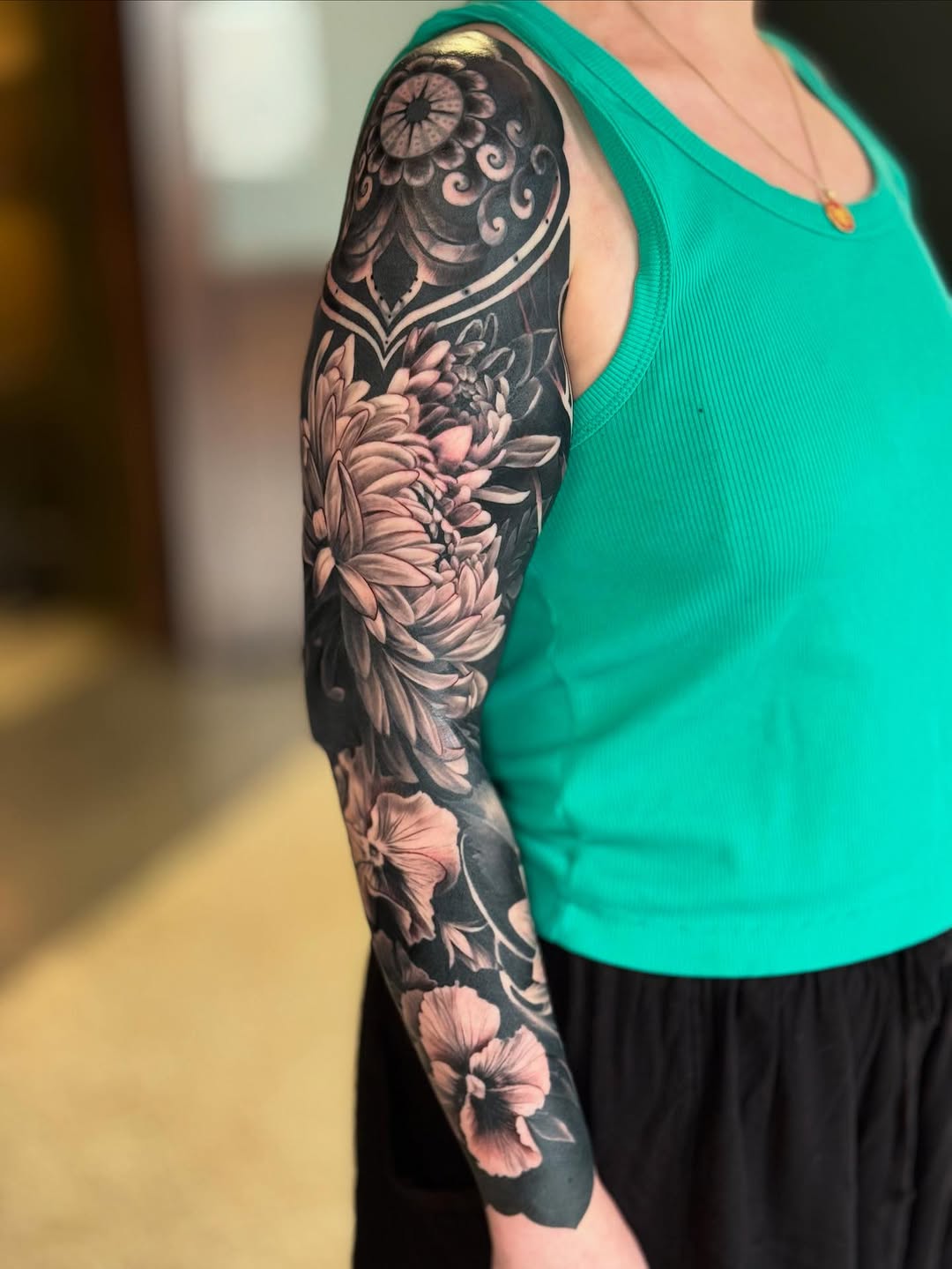 Tattoo by @abraxastattoo — realism, black_and_grey