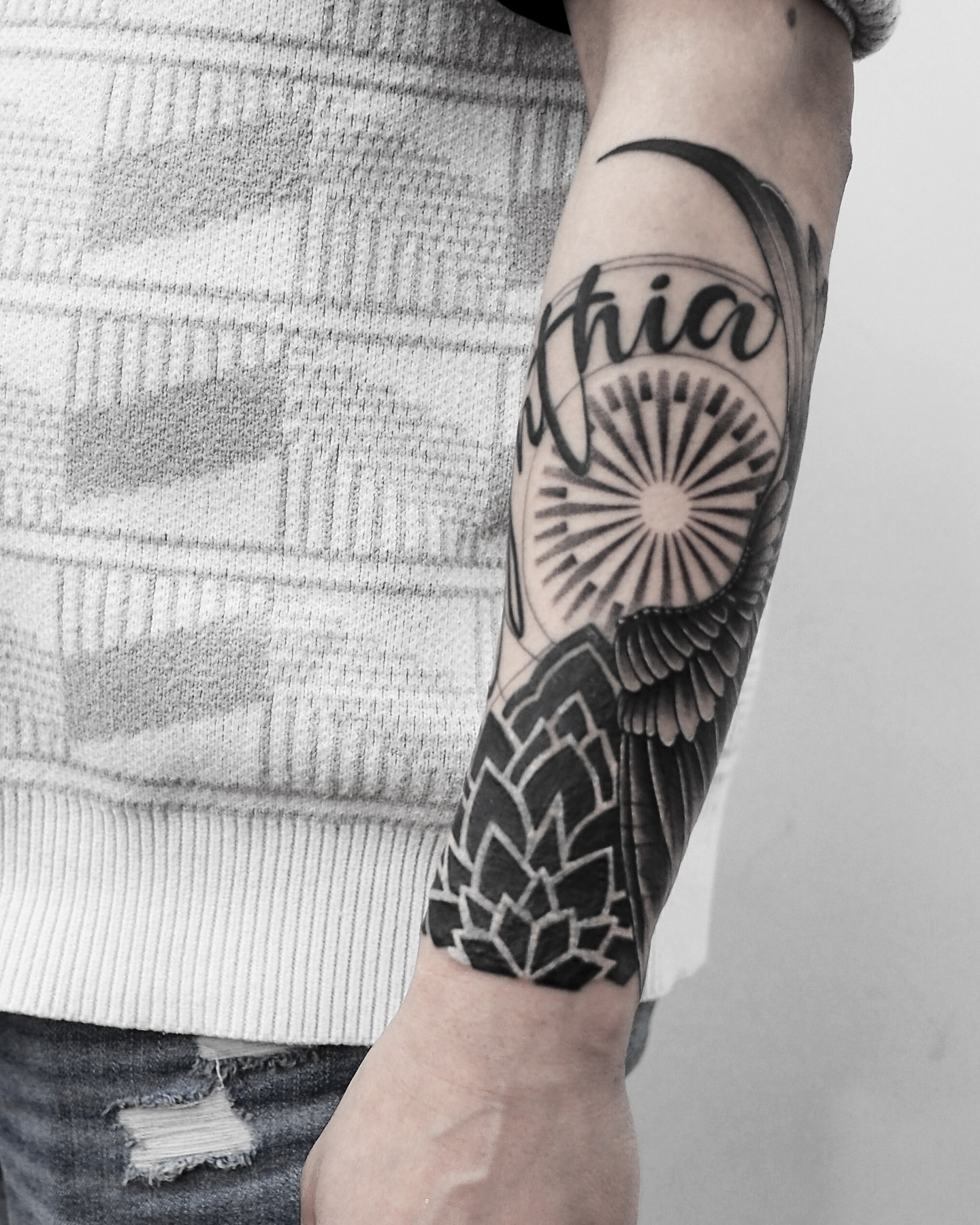 Tattoo by @jimmyyuen — geometric