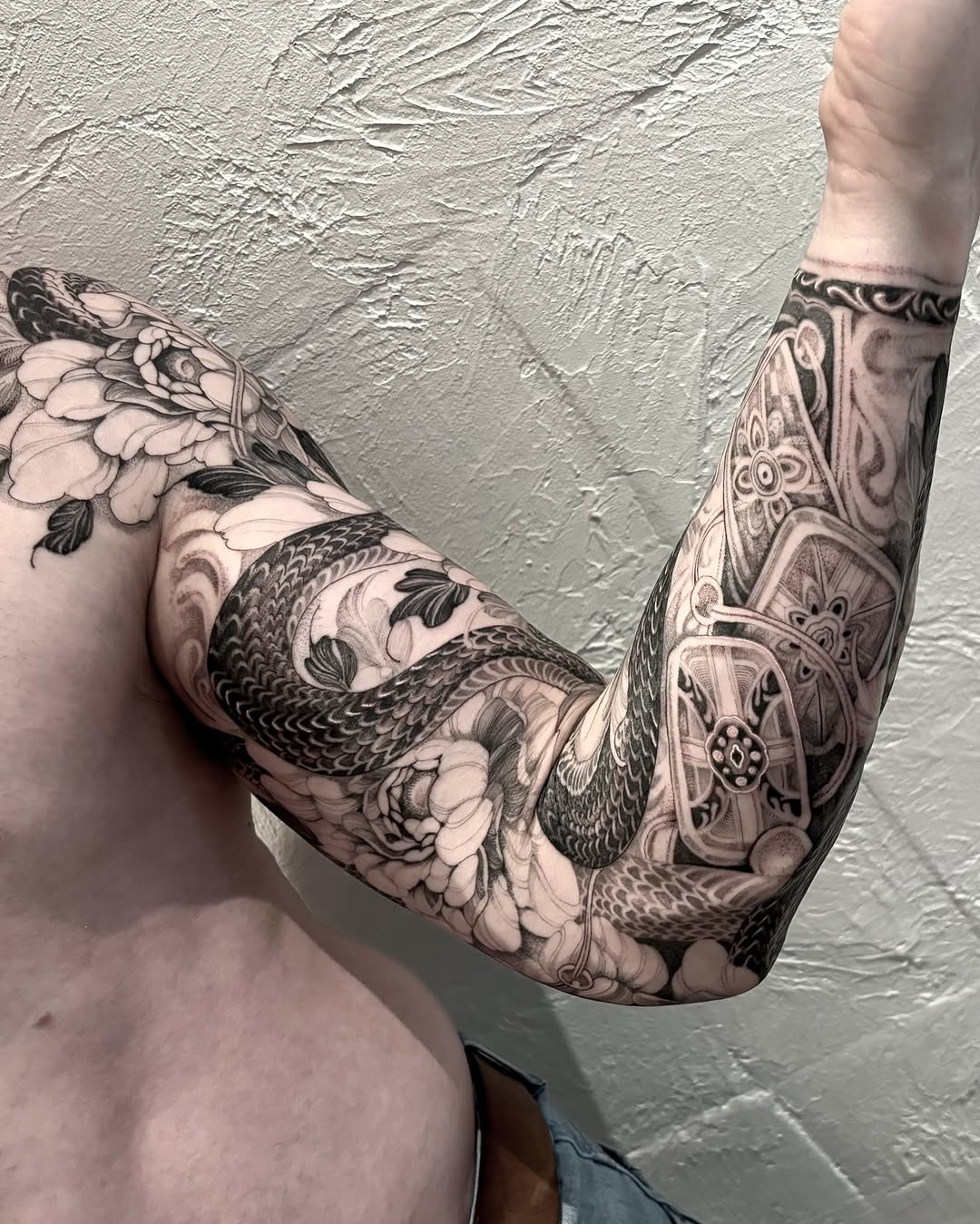 Tattoo by @yongjuntattoo β black_and_grey, realism