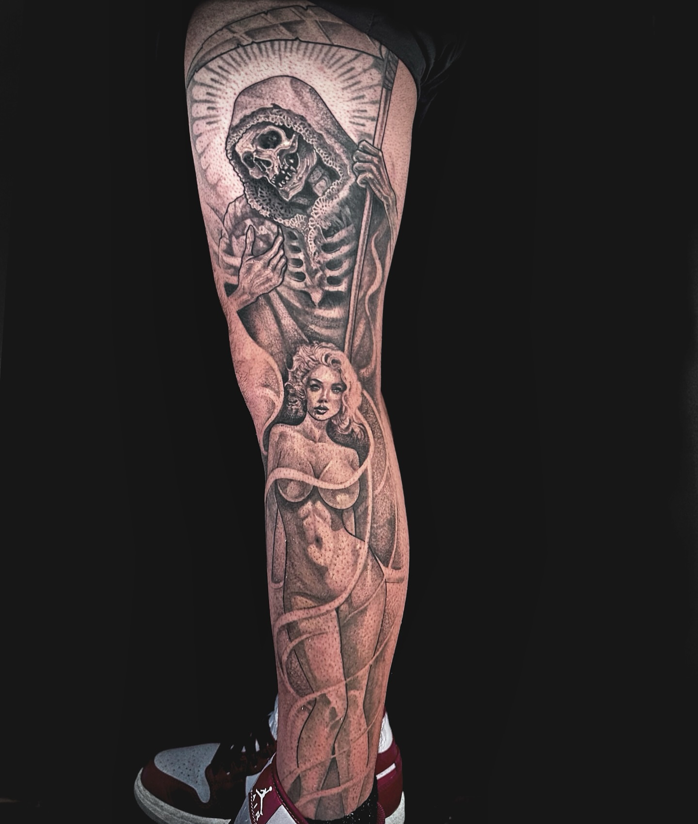 Tattoo by @gunnarquispe β black_and_grey, realism