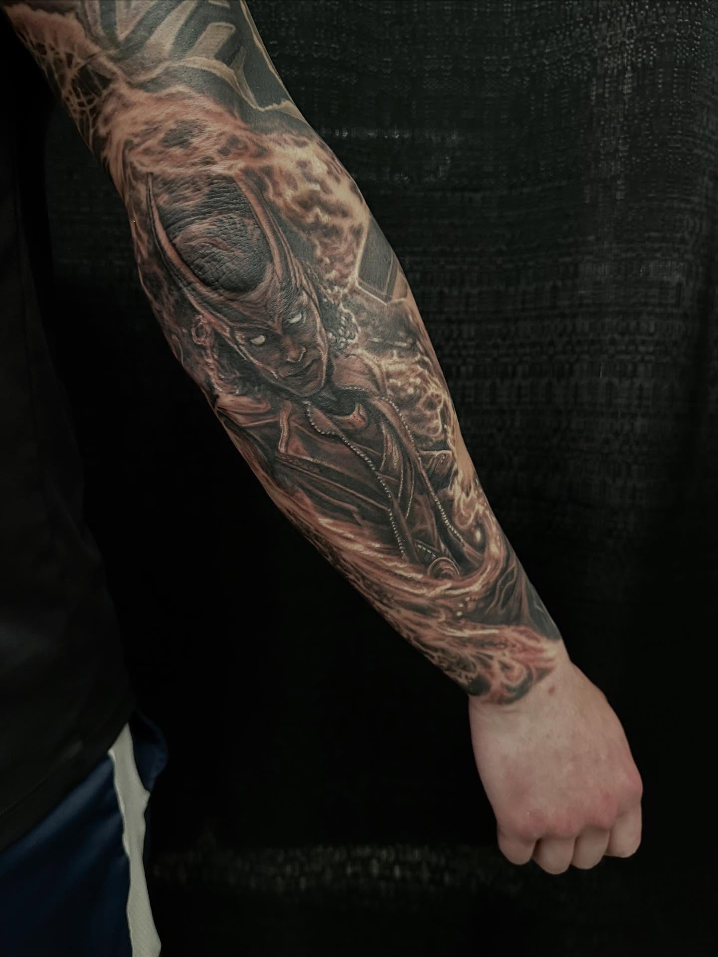 Tattoo by @maximiliantattoo — realism, dark_realism