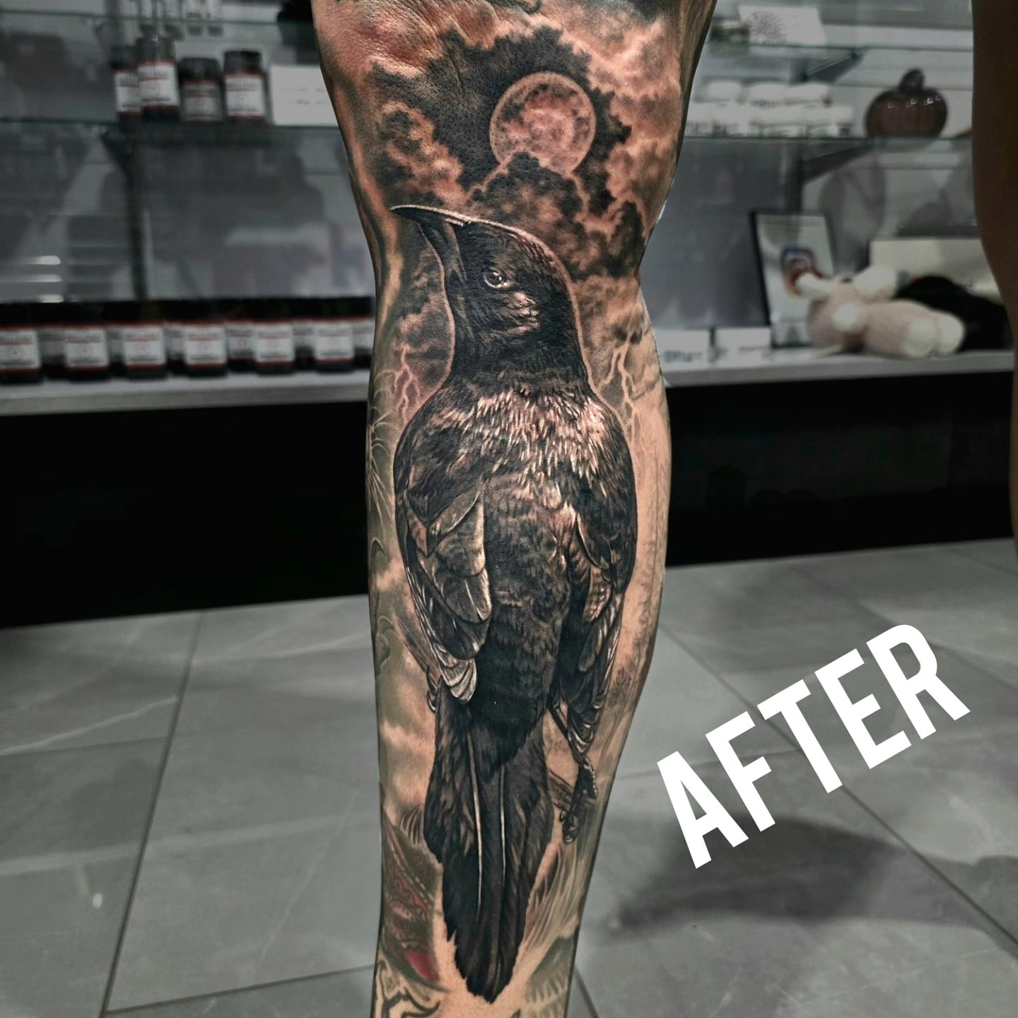 Tattoo by @tattoos_by_julia — black_and_grey, realism