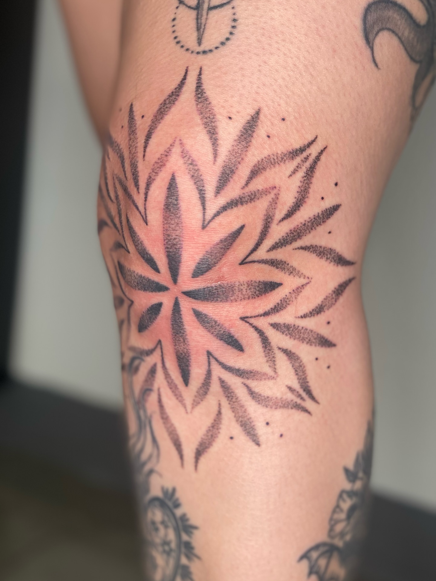 Tattoo by @brujatattooer β dotwork