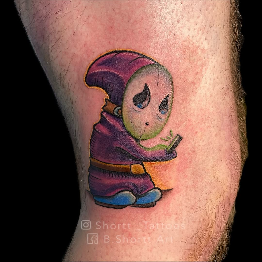 Tattoo by @shortt_tattoos — new_school, anime