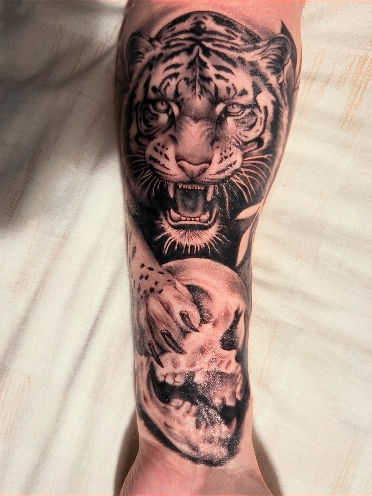 Tattoo by @jaz.ravenink — realism, black_and_grey