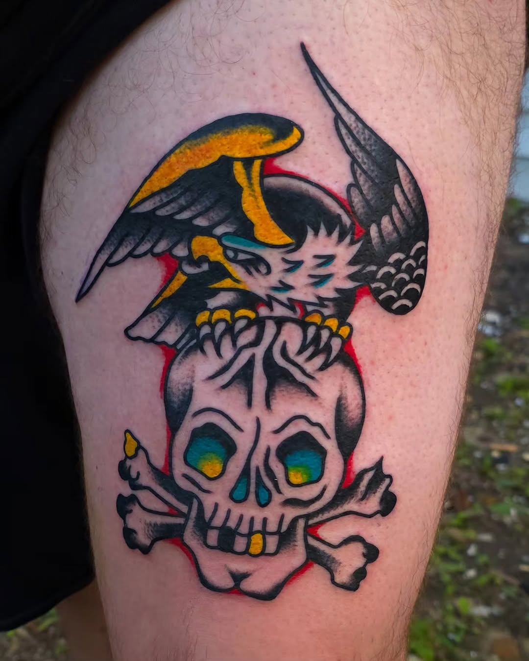 Tattoo by @beepingfinch — american_traditional