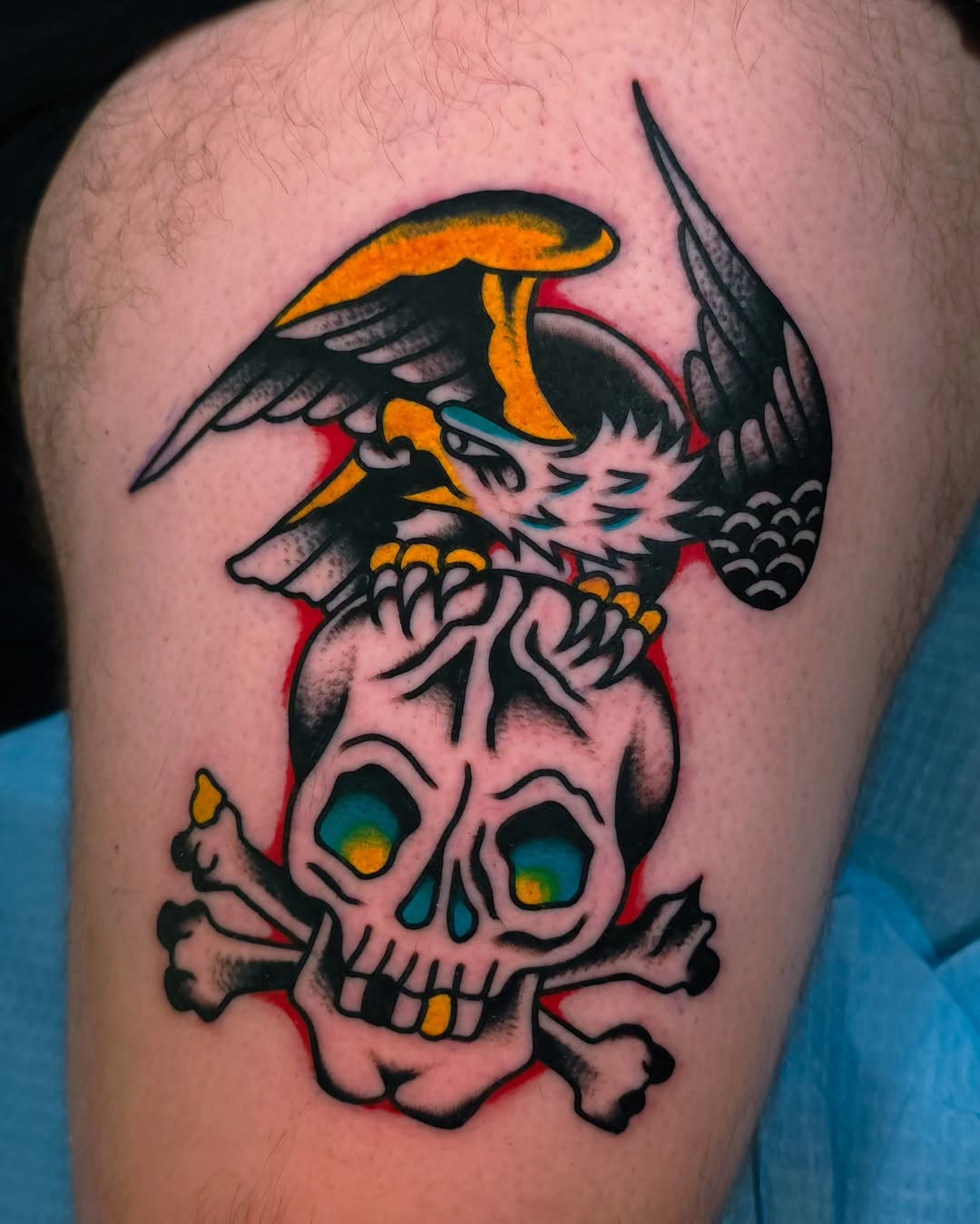 Tattoo by @beepingfinch — american_traditional
