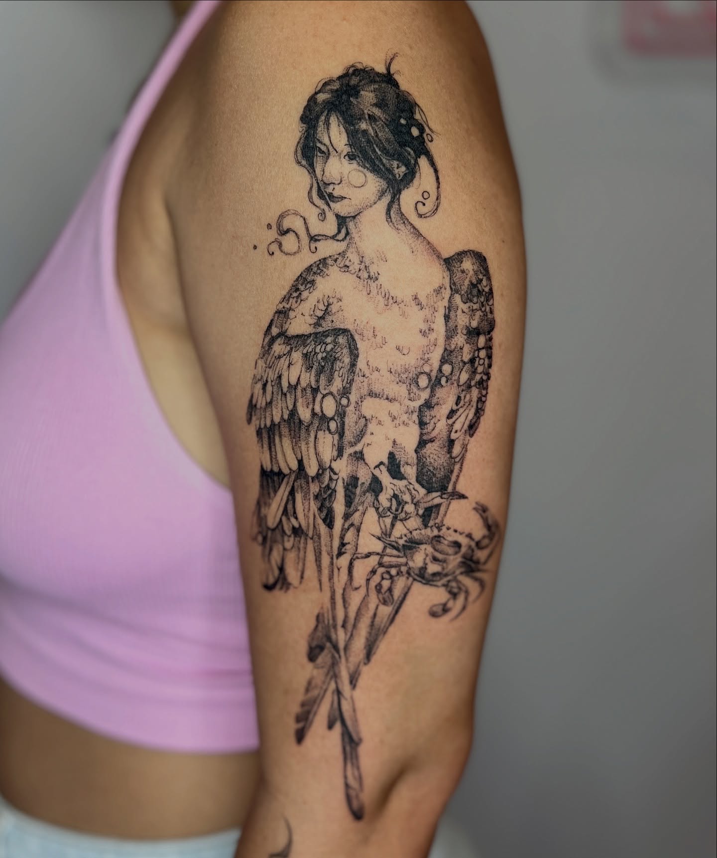 Tattoo by @brina.ttt — black_and_grey, realism