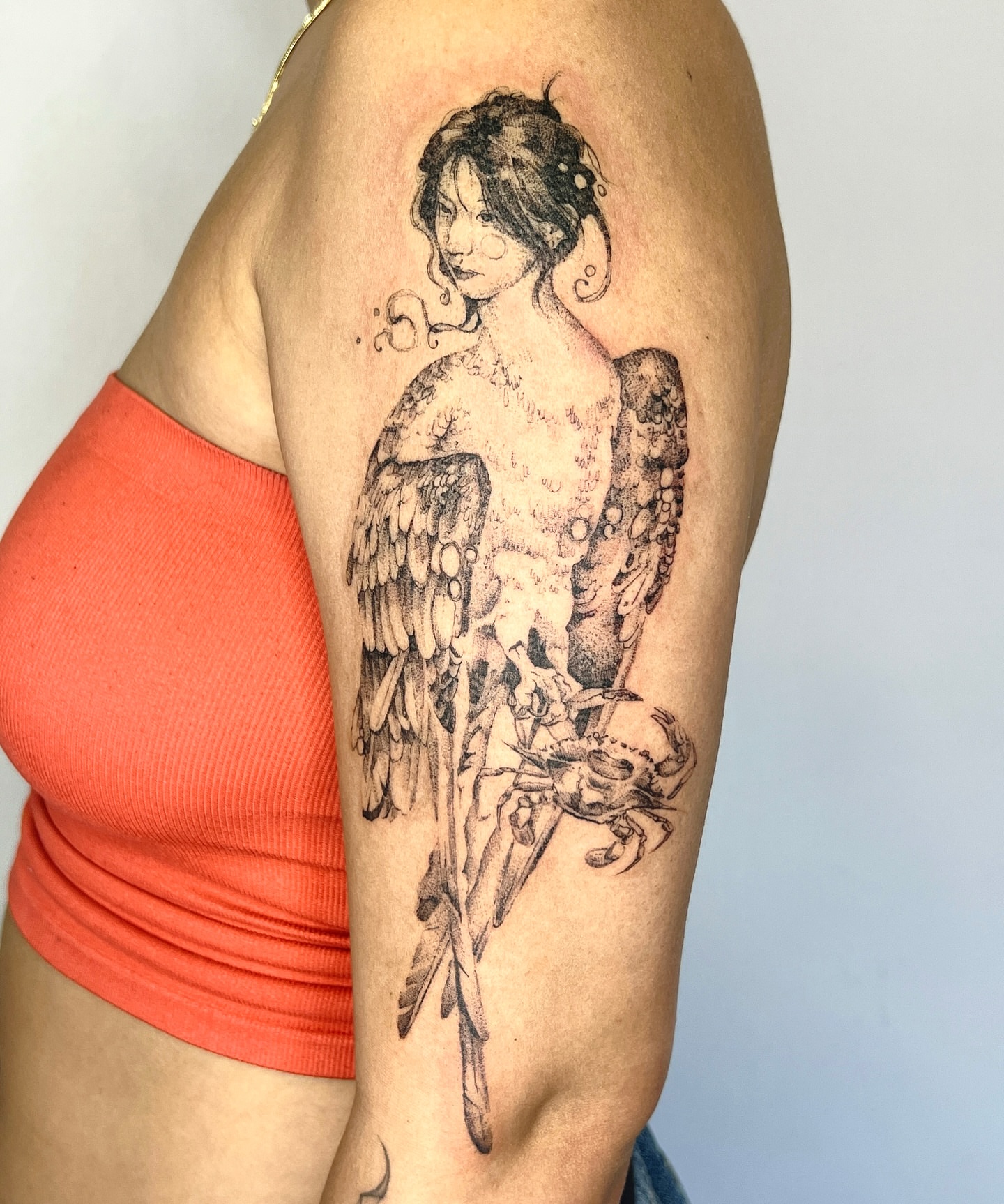 Tattoo by @brina.ttt — dotwork, realism