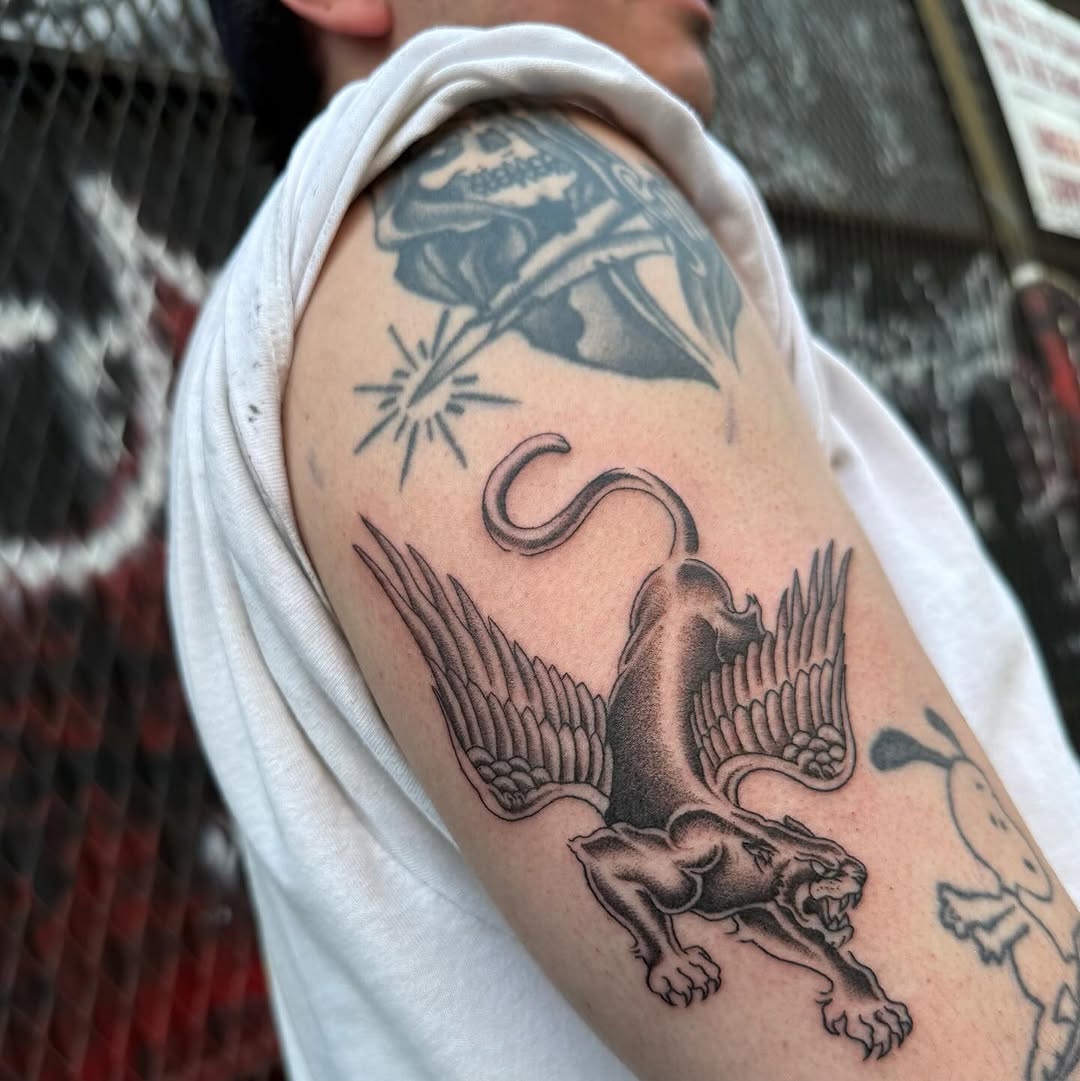 Tattoo by @who_thefuckisdrake — black_and_grey, realism