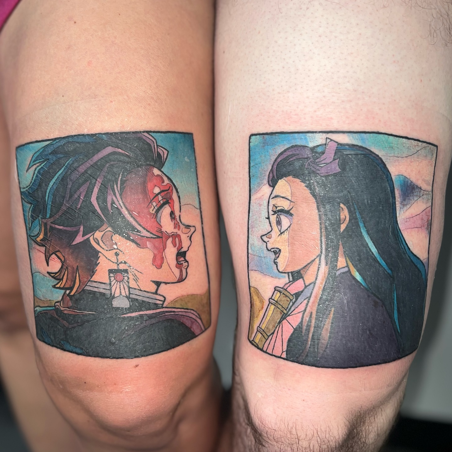 Tattoo by @leethemillennial — anime